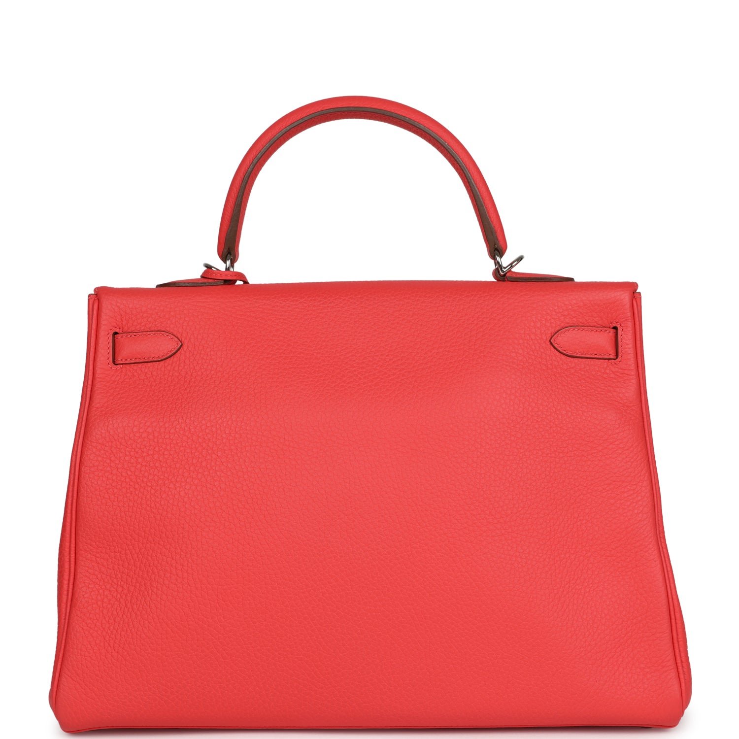 Hermes Retourne Kelly 35 Rose Jaipur Clemence Palladium Hardware - Image 4