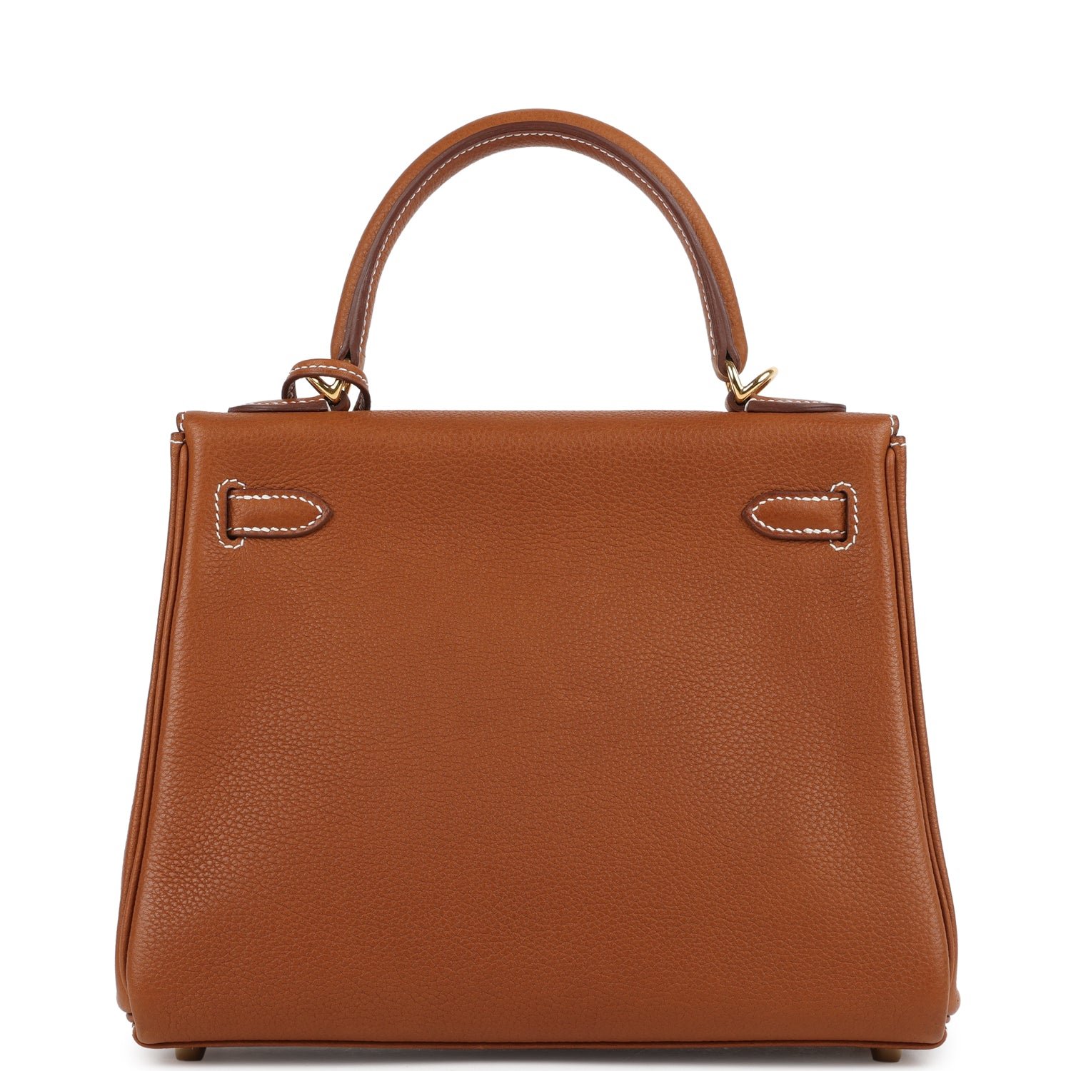 Hermes Kelly Retourne 25 Fauve Barenia Faubourg Gold Hardware - Image 5
