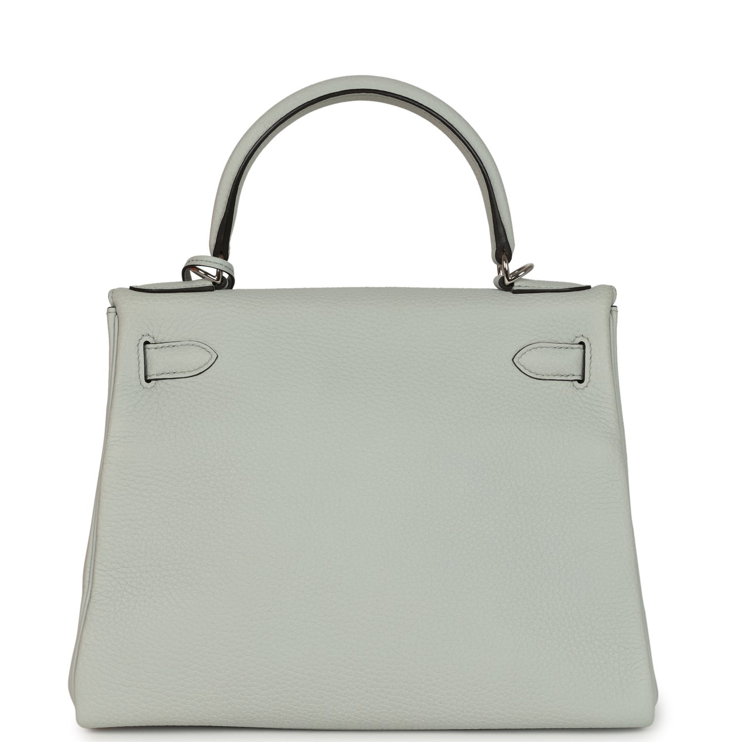 Hermes Kelly Retourne 28 Bleu Pale Clemence Palladium Hardware - Image 4