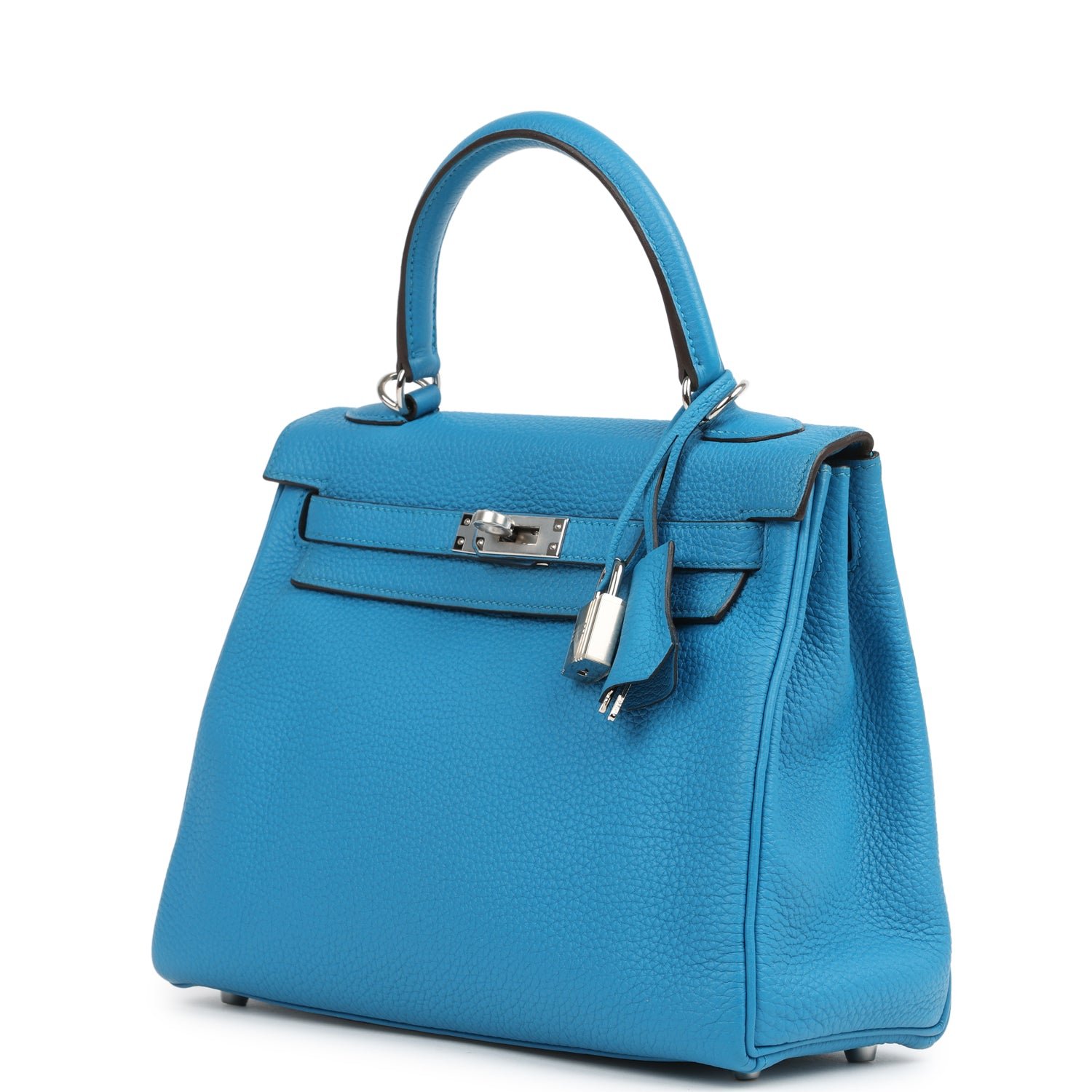 Hermes Kelly Retourne 25 Bleu Zanzibar Togo Palladium Hardware - Image 5