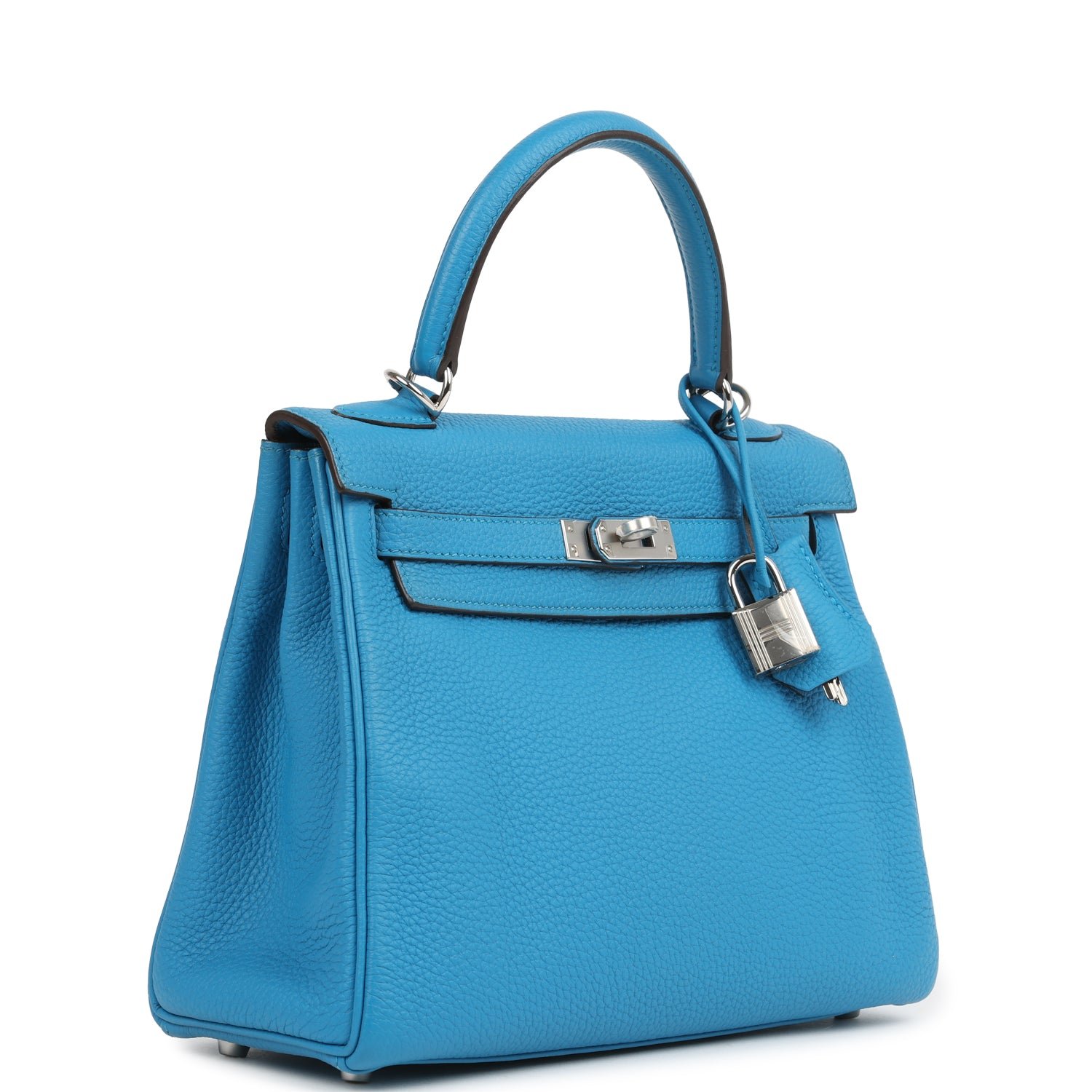 Hermes Kelly Retourne 25 Bleu Zanzibar Togo Palladium Hardware - Image 2