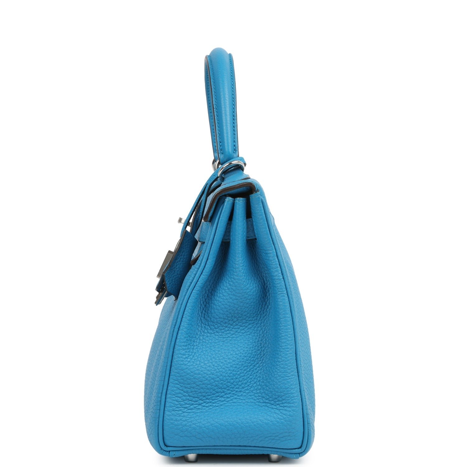Hermes Kelly Retourne 25 Bleu Zanzibar Togo Palladium Hardware - Image 3