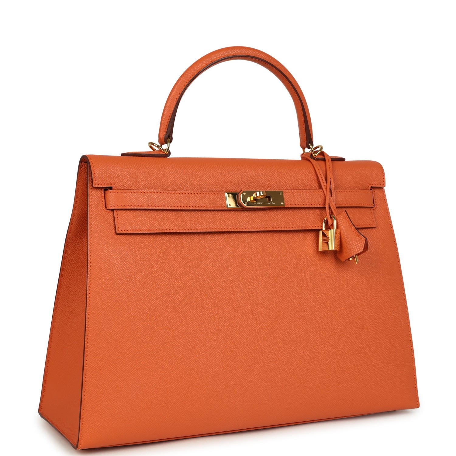 Hermes Kelly Sellier 35 Mango Epsom Gold Hardware - Image 2