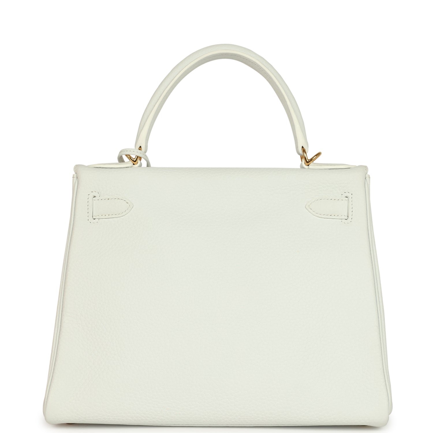 Hermes Kelly Retourne 28 White Clemence Gold Hardware - Image 4
