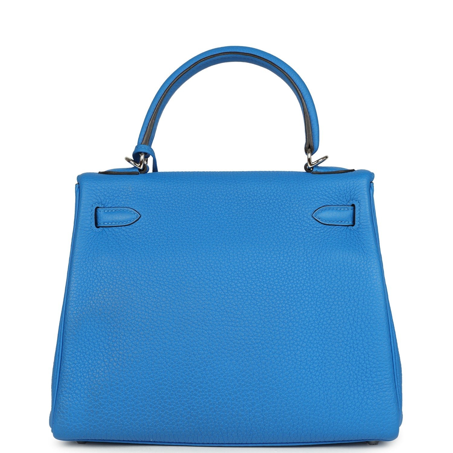 Hermes Kelly Retourne 25 Bleu France Togo Palladium Hardware - Image 4