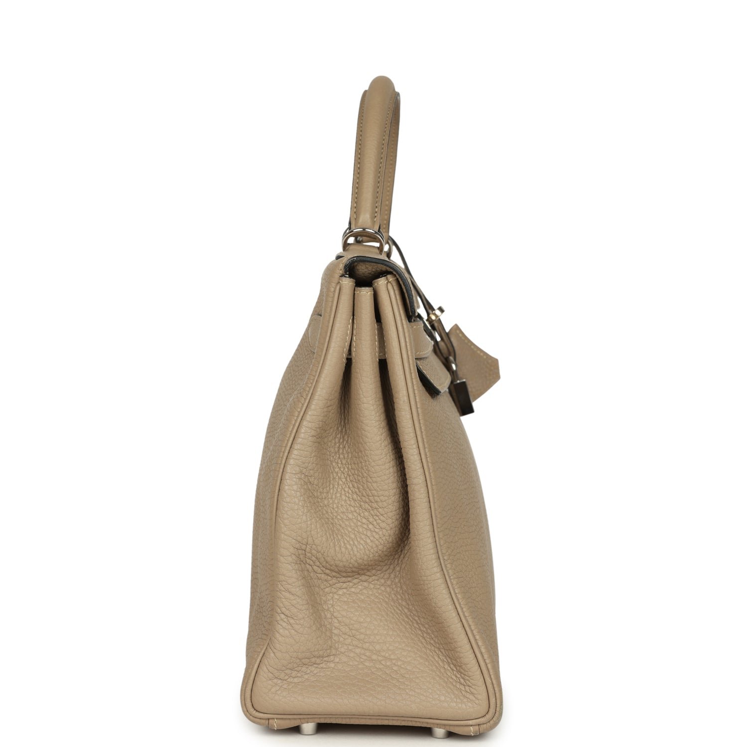 Hermes Kelly Retourne 32 Gris Tourterelle Togo Palladium Hardware - Image 3
