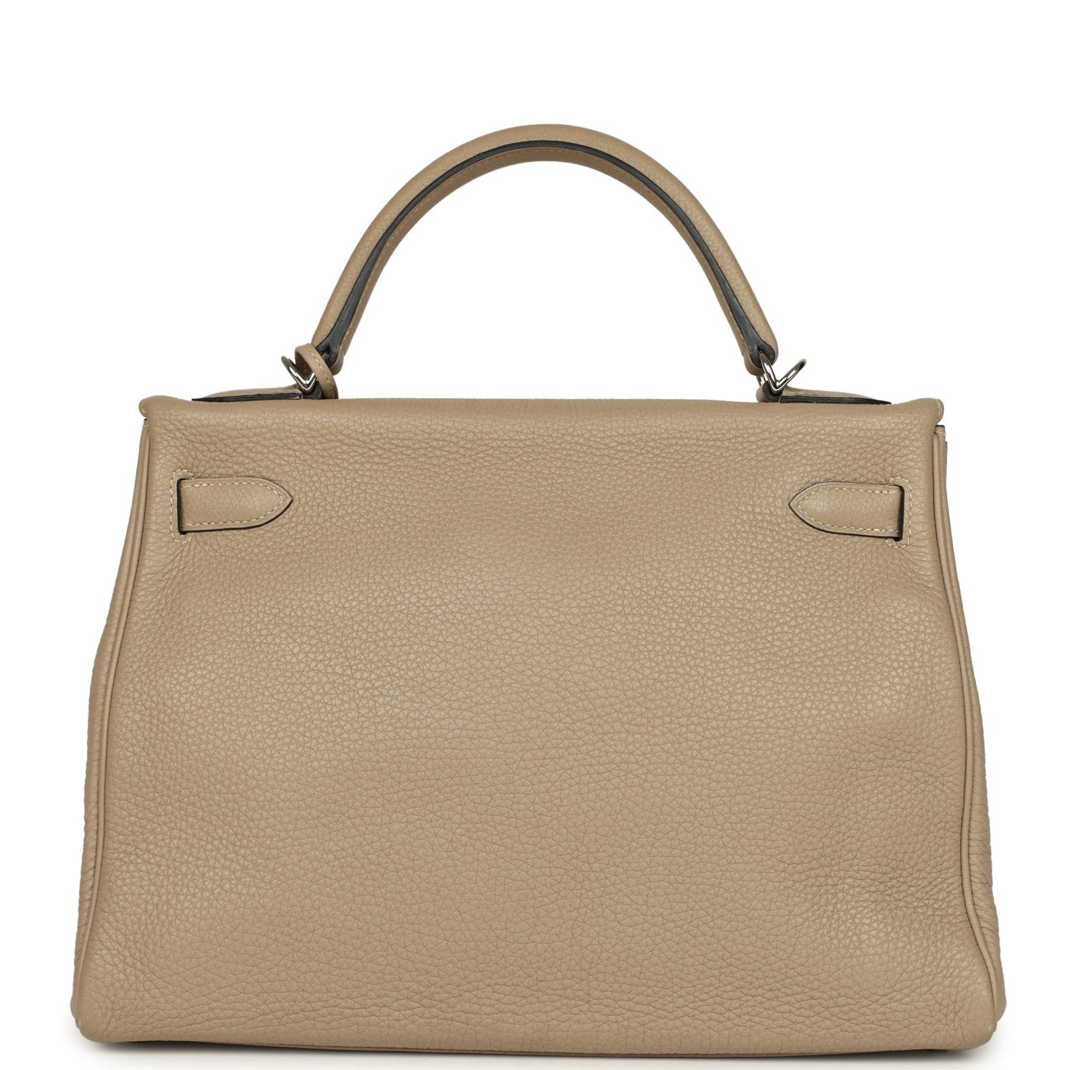 Hermes Kelly Retourne 32 Gris Tourterelle Togo Palladium Hardware - Image 4
