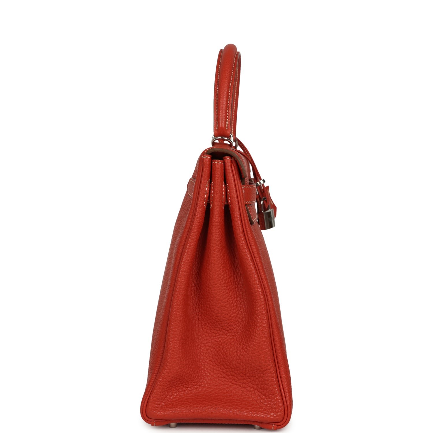 Hermes Retourne Kelly 35 Sanguine Clemence Palladium Hardware - Image 3