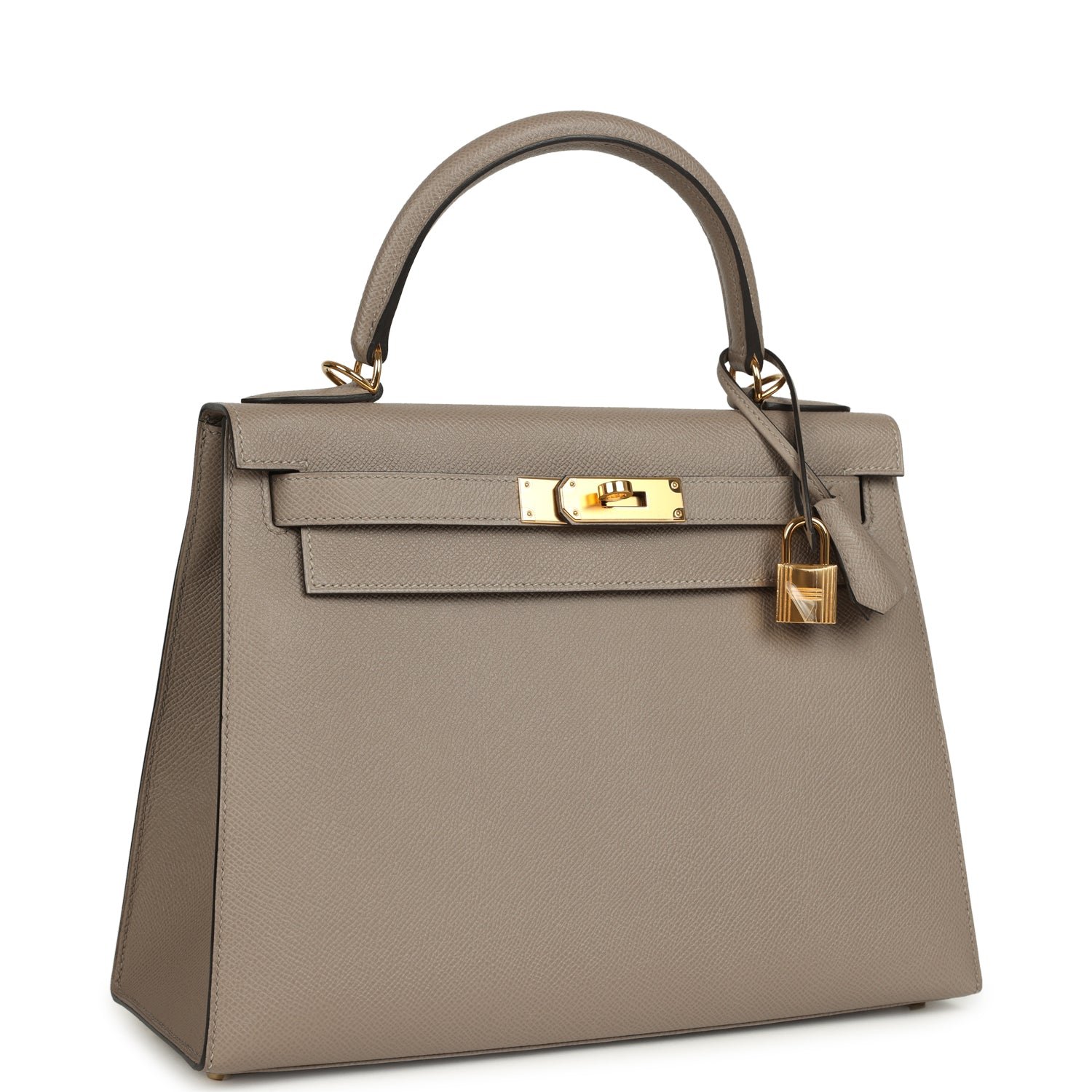 Hermes Kelly Sellier 28 Gris Asphalt Epsom Gold Hardware - Image 2
