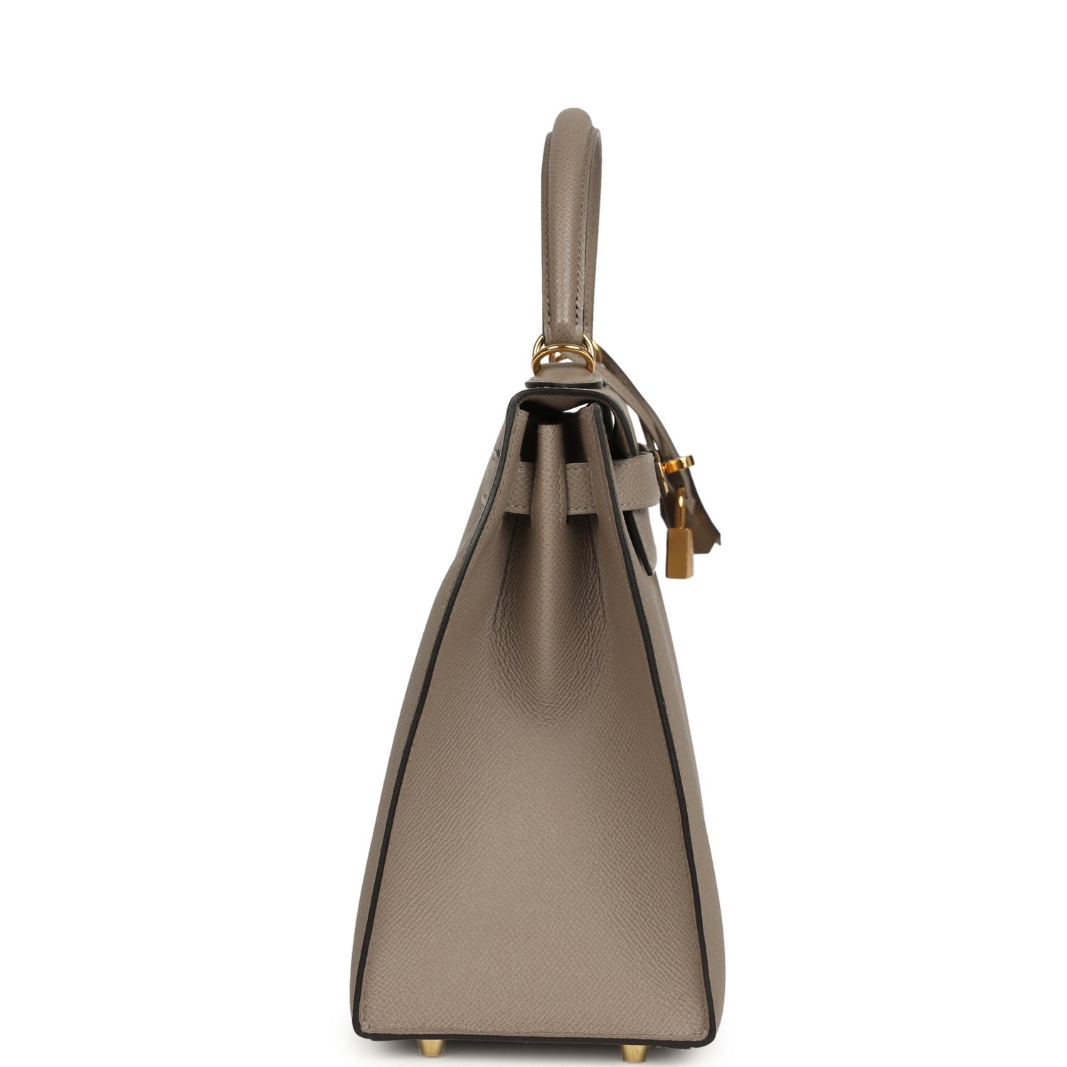 Hermes Kelly Sellier 28 Gris Asphalt Epsom Gold Hardware - Image 3