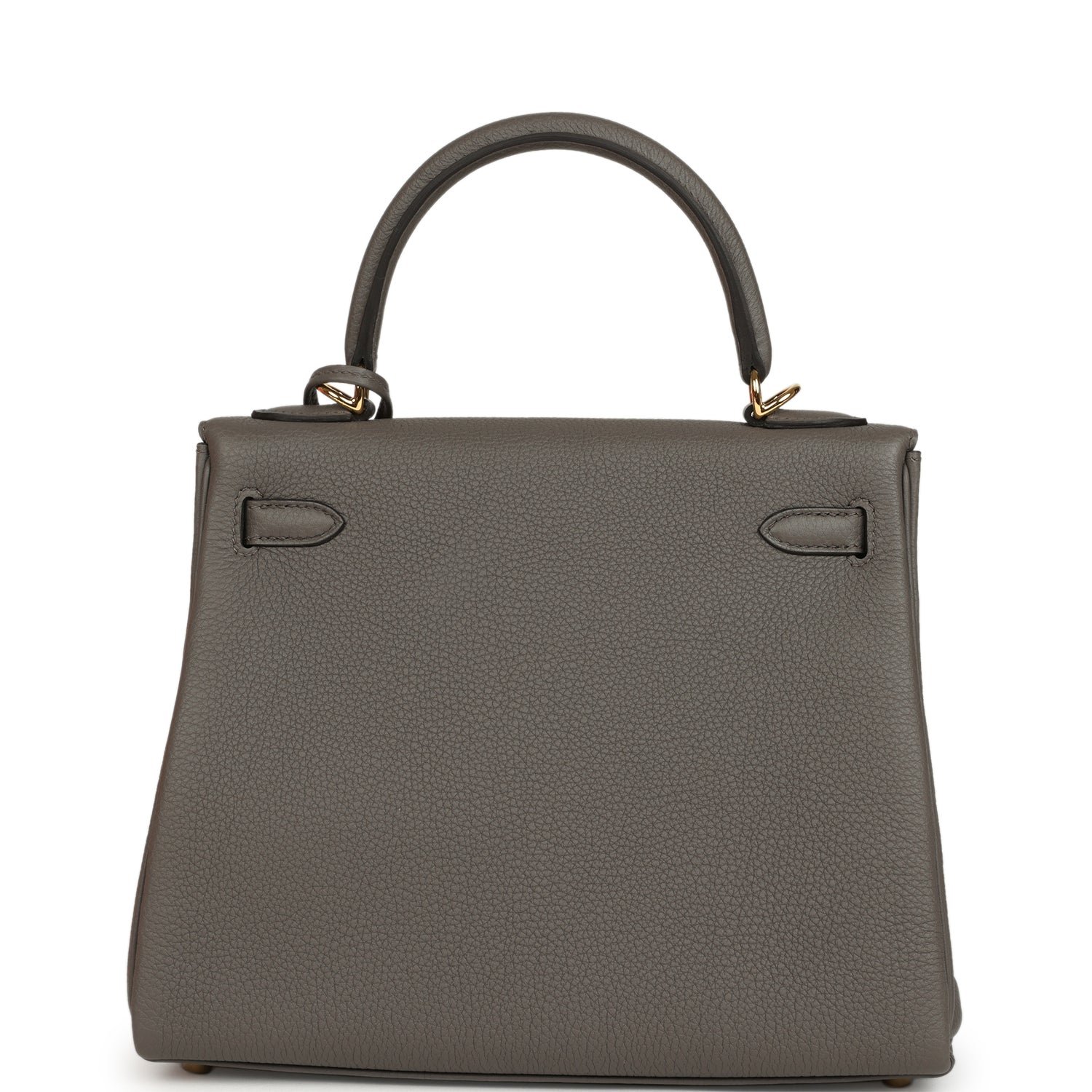 Hermes Kelly Retourne 25 Etain Togo Gold Hardware - Image 4