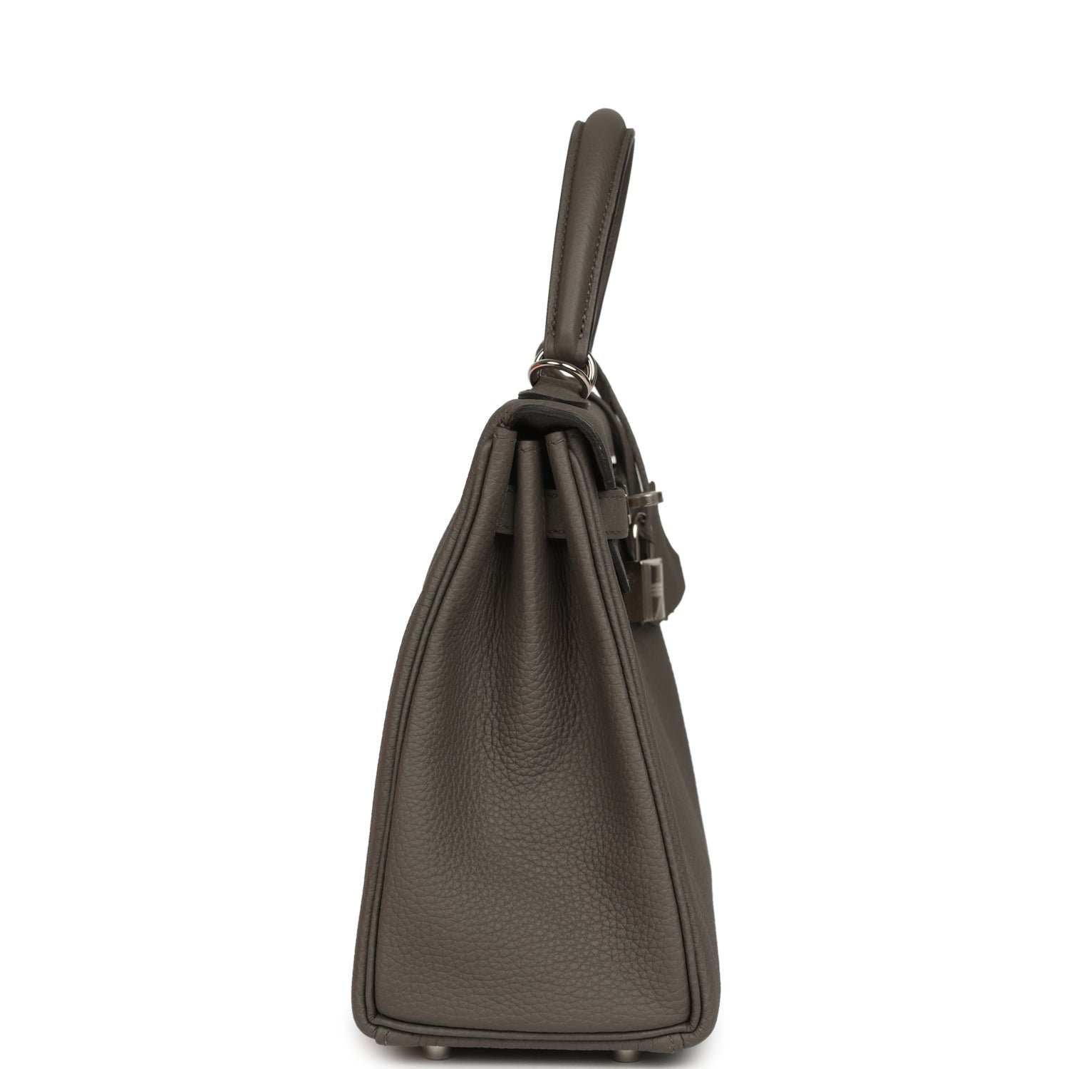 Hermes Kelly Retourne 25 Etain Togo Palladium Hardware - Image 3