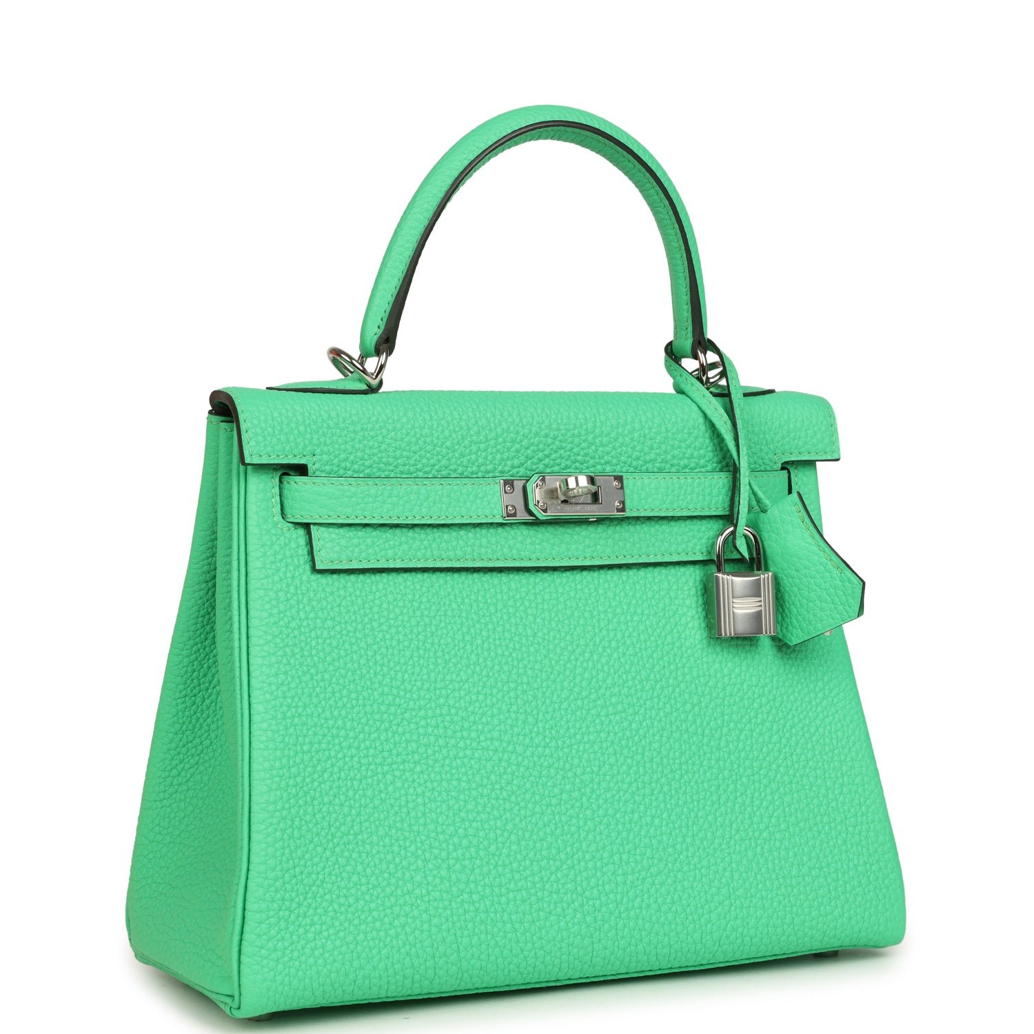Hermes Kelly Retourne 25 Vert Comics Togo Palladium Hardware - Image 2