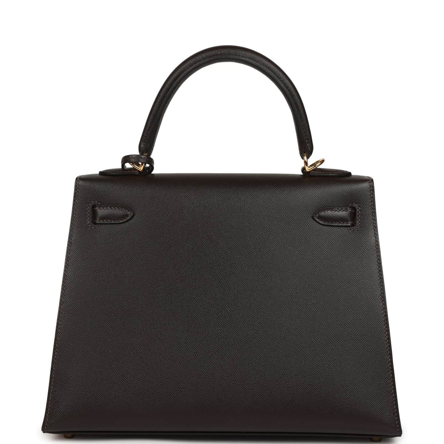 Hermes Kelly Sellier 25 Bai Brun Madame Gold Hardware - Image 4