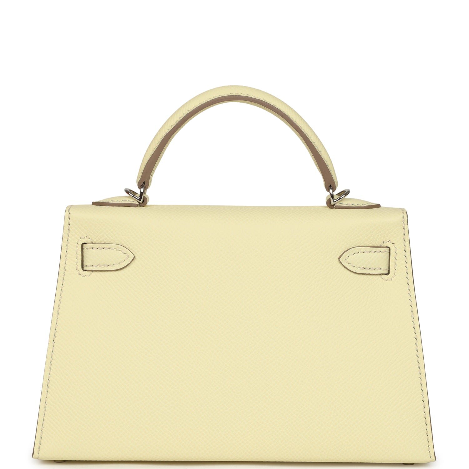 Hermes Kelly Sellier 20 Jaune Milton Epsom Palladium Hardware - Image 4