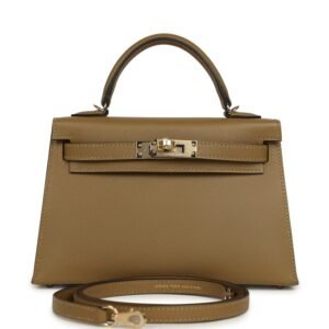 Hermes Kelly Sellier 20 Dune Madame Permabrass Hardware