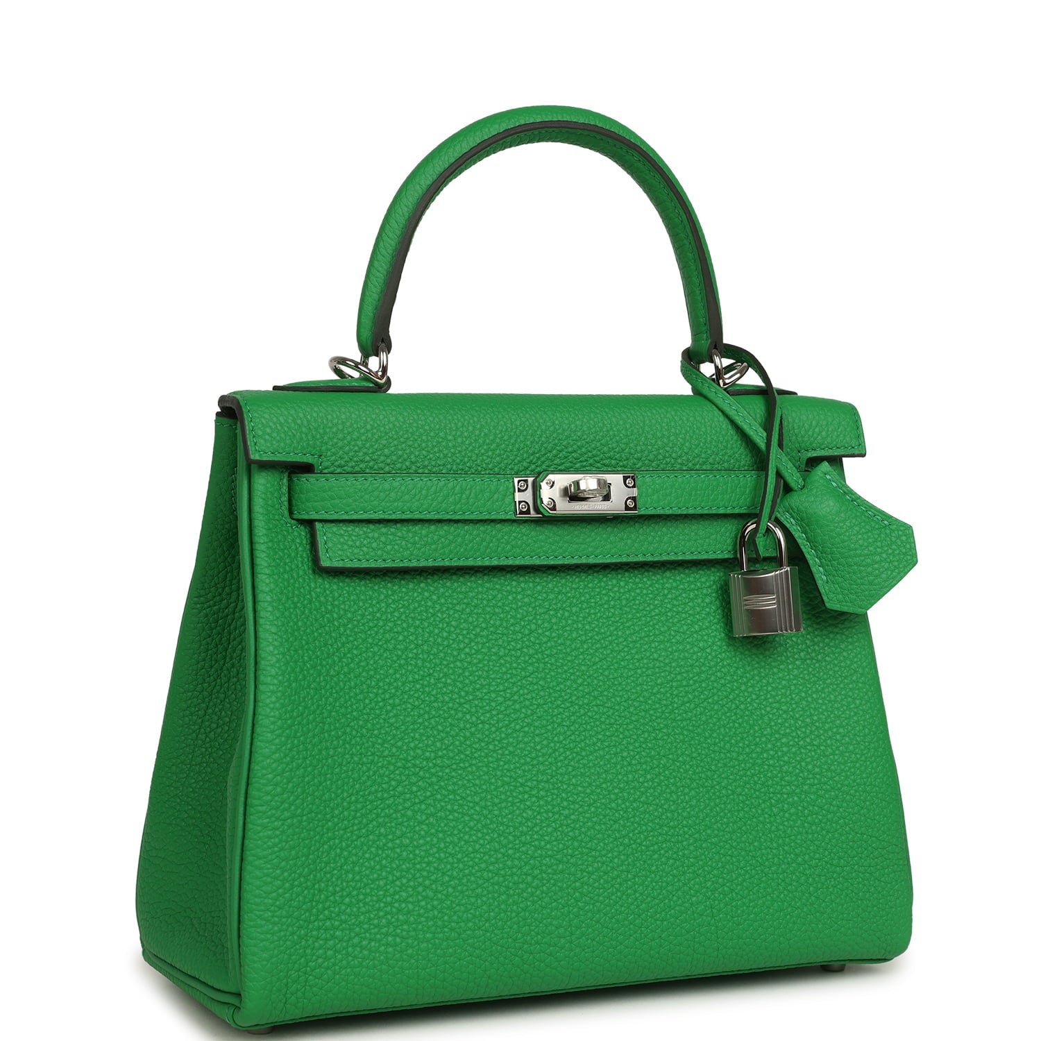 Hermes Kelly Retourne 25 Bambou Togo Palladium Hardware - Image 2