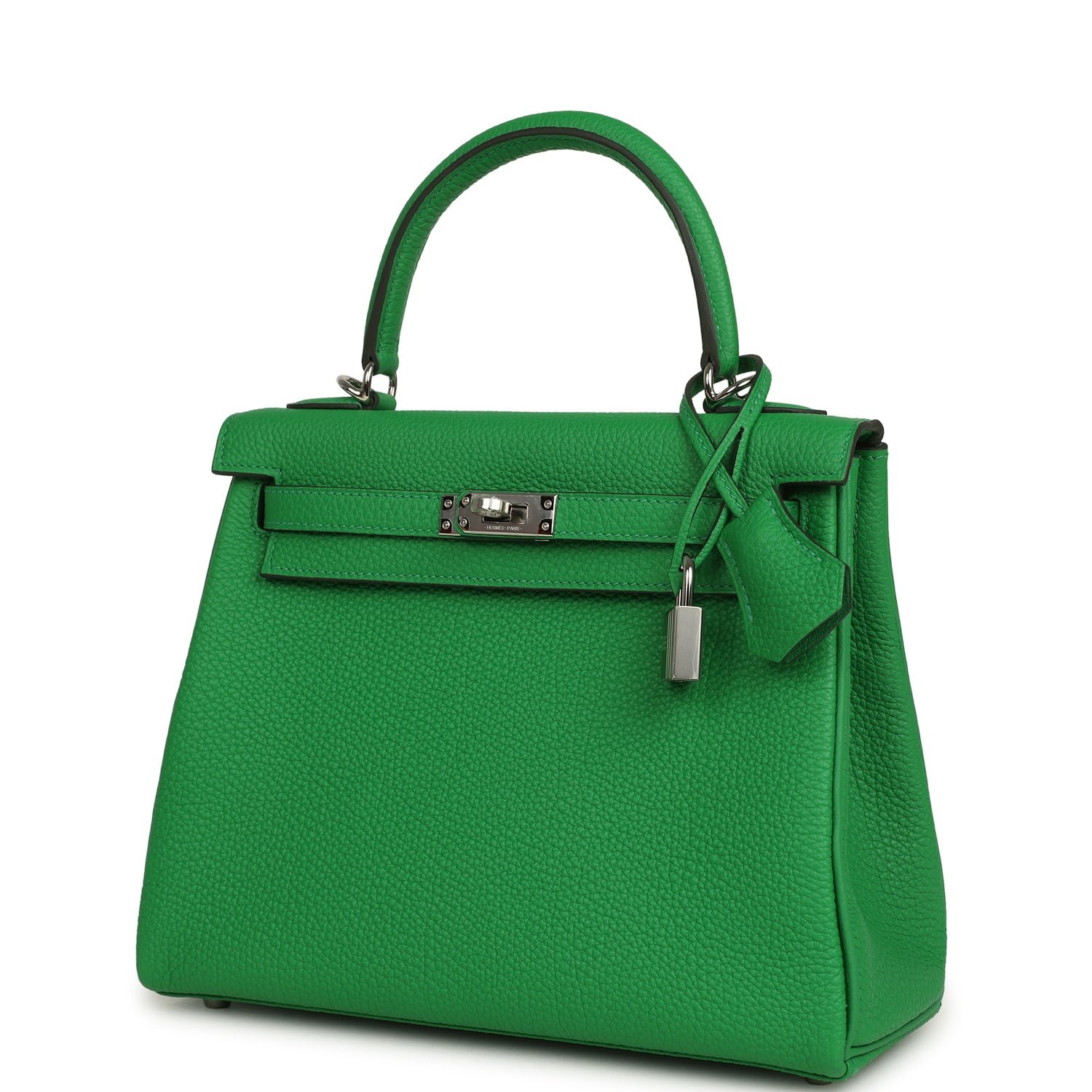 Hermes Kelly Retourne 25 Bambou Togo Palladium Hardware - Image 5