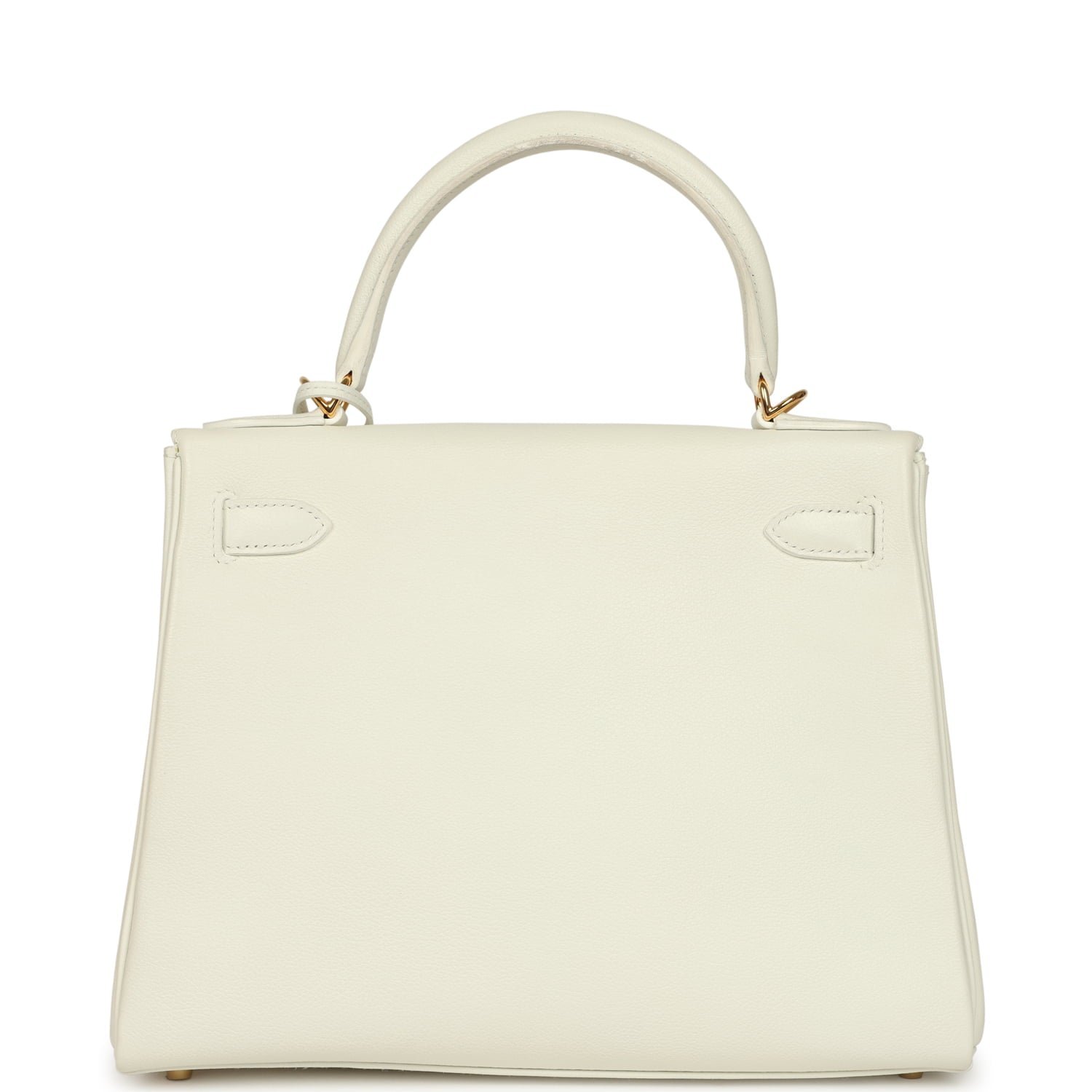 Hermes Kelly Retourne 28 White Evercolor Gold Hardware - Image 4