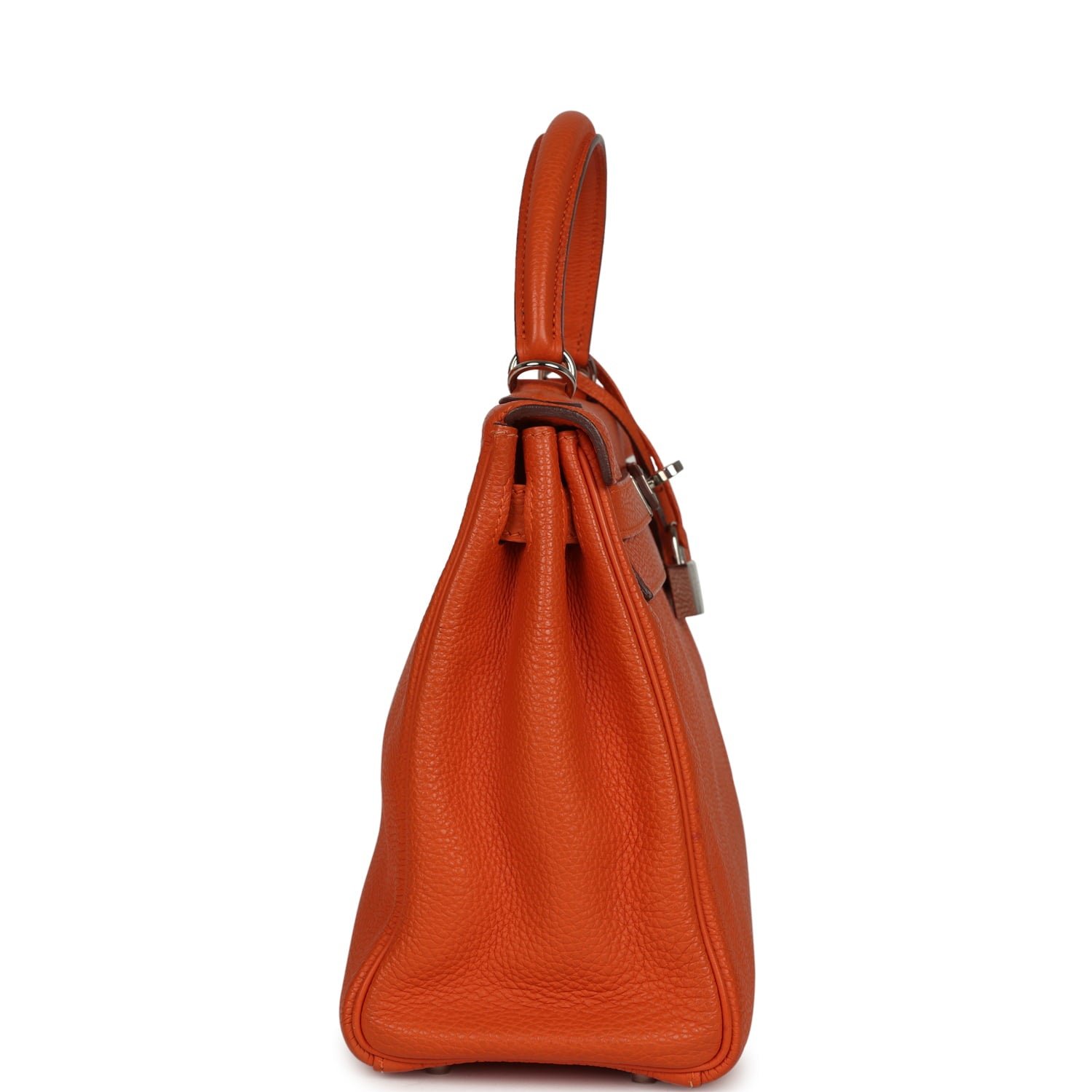 Hermes Kelly Retourne 28 Orange Togo Palladium Hardware - Image 3