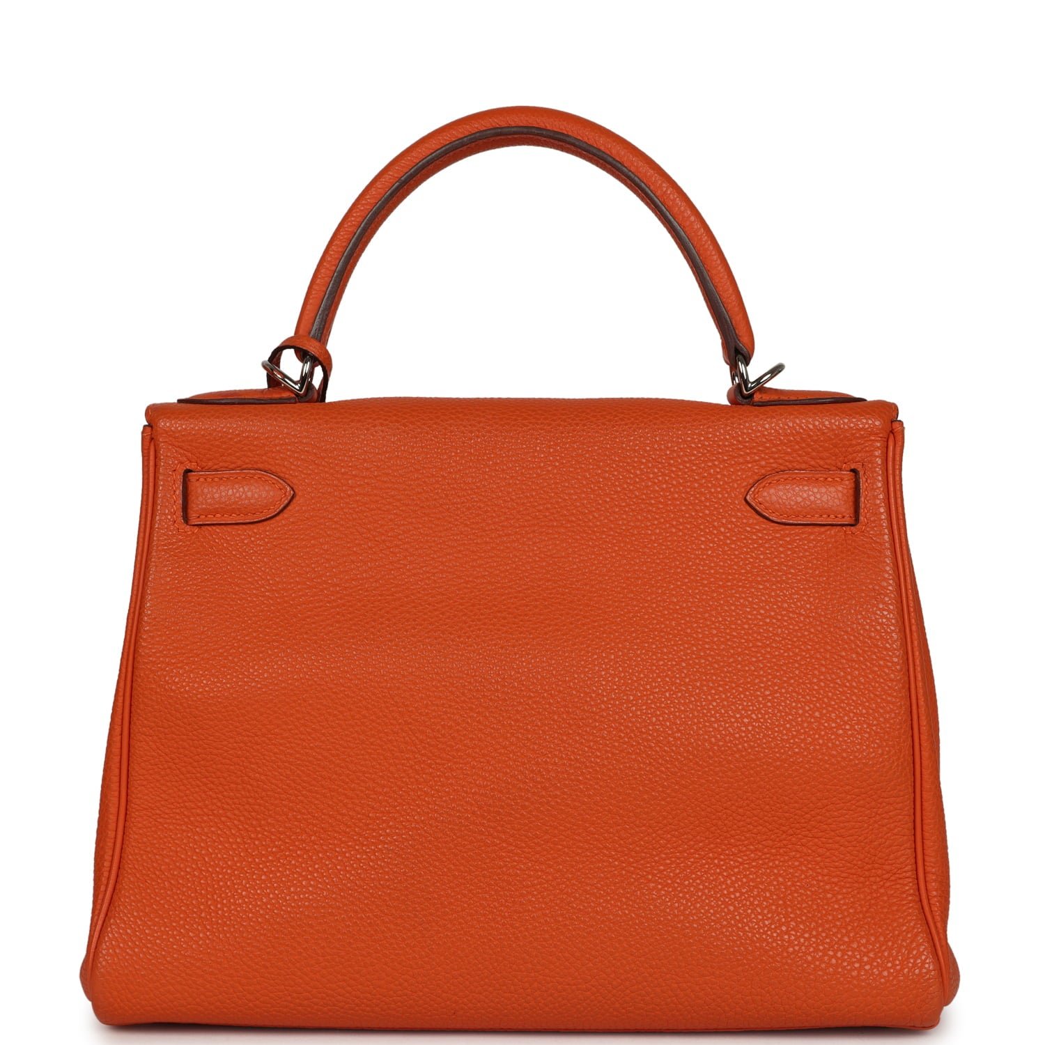 Hermes Kelly Retourne 28 Orange Togo Palladium Hardware - Image 4
