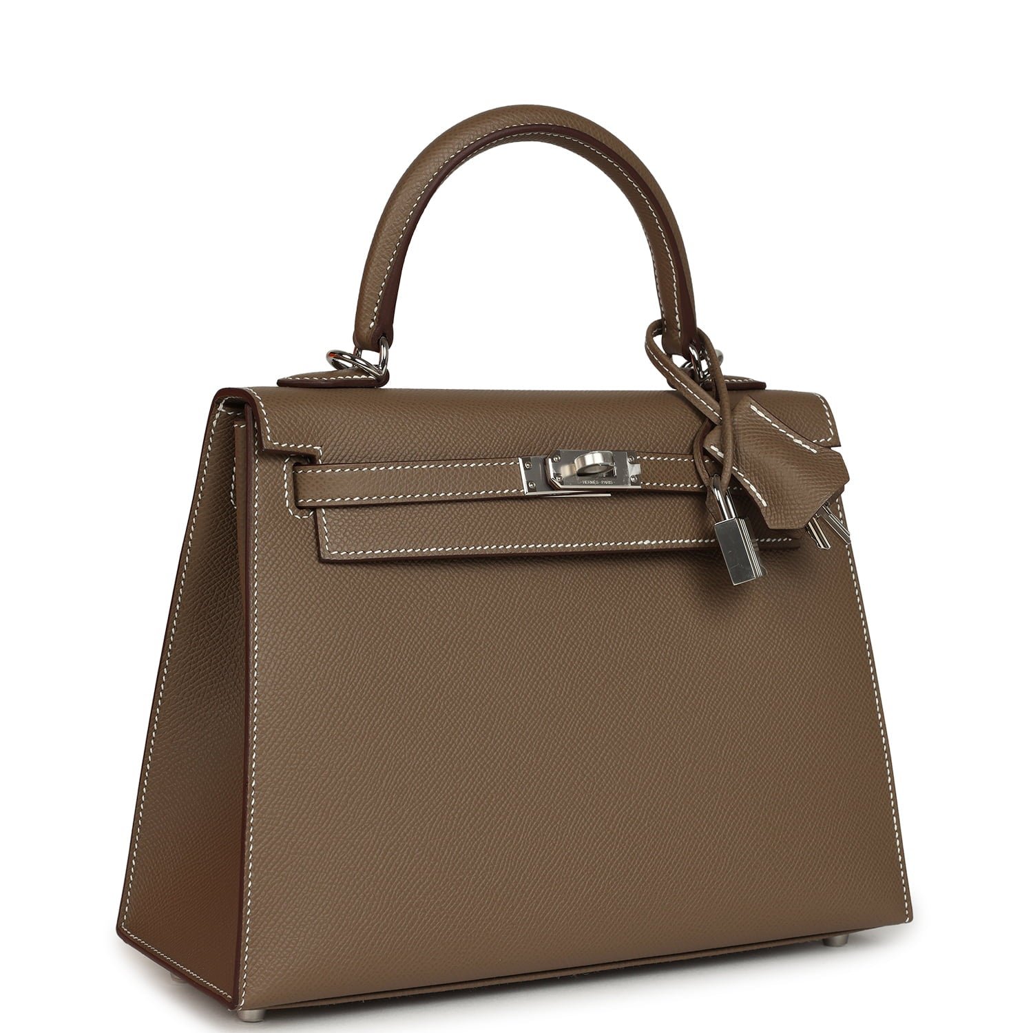 Hermes Kelly Sellier 25 Etoupe Epsom Palladium Hardware (MAC-H-K-260520-4) - Image 2