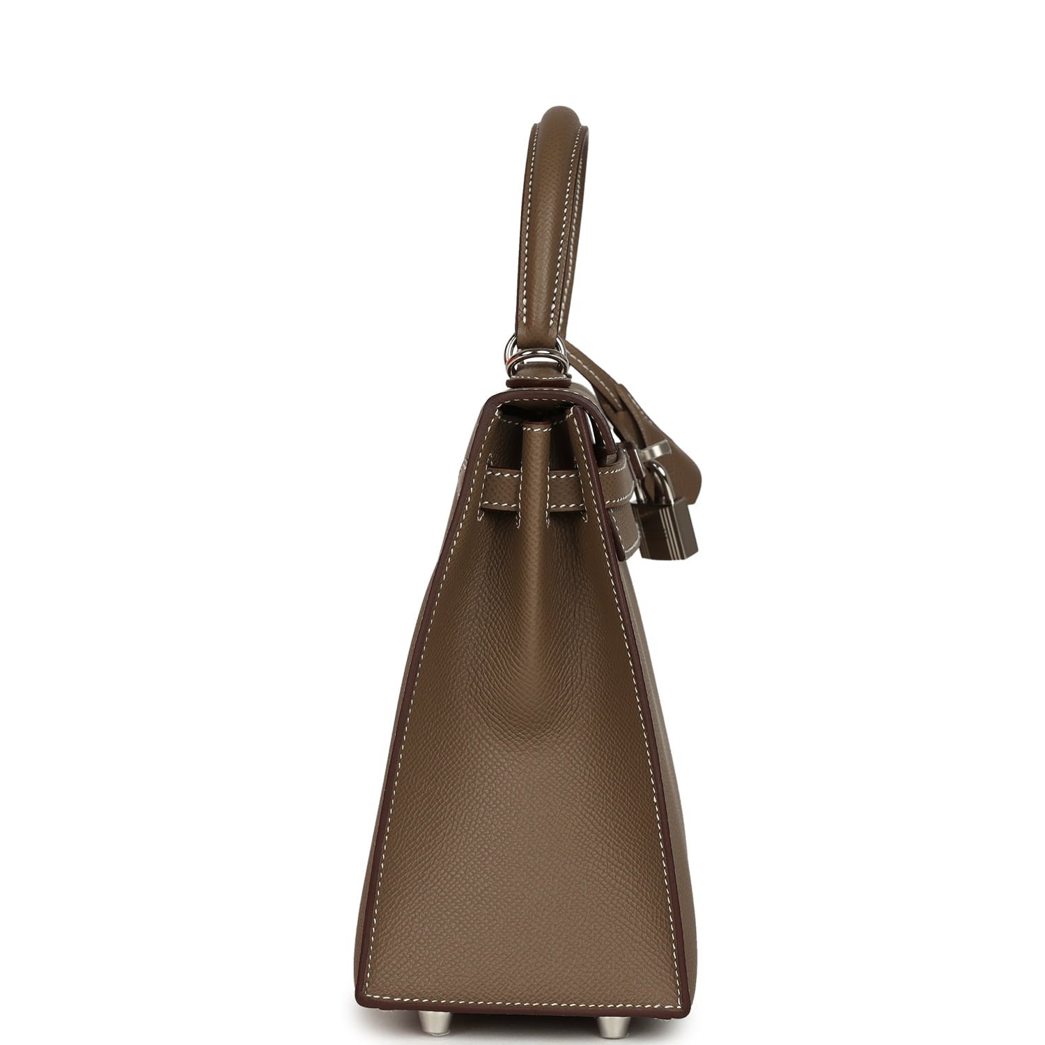 Hermes Kelly Sellier 25 Etoupe Epsom Palladium Hardware (MAC-H-K-260520-4) - Image 3