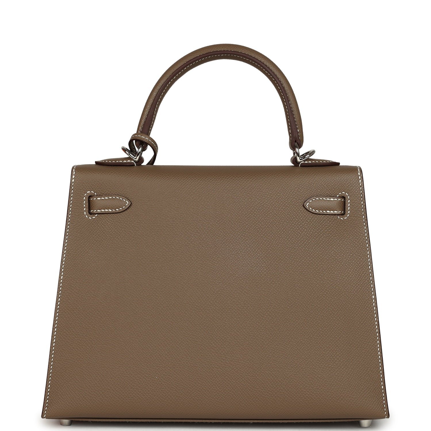 Hermes Kelly Sellier 25 Etoupe Epsom Palladium Hardware (MAC-H-K-260520-4) - Image 4