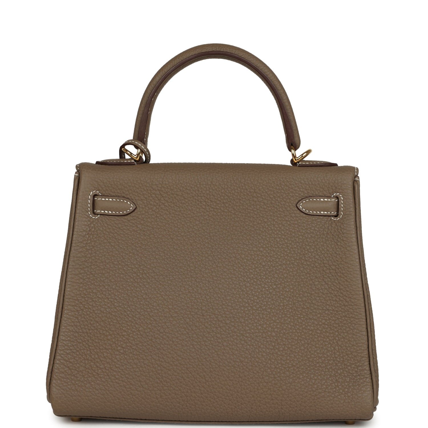 Hermes Kelly Retourne 25 Etoupe Togo Gold Hardware - Image 4