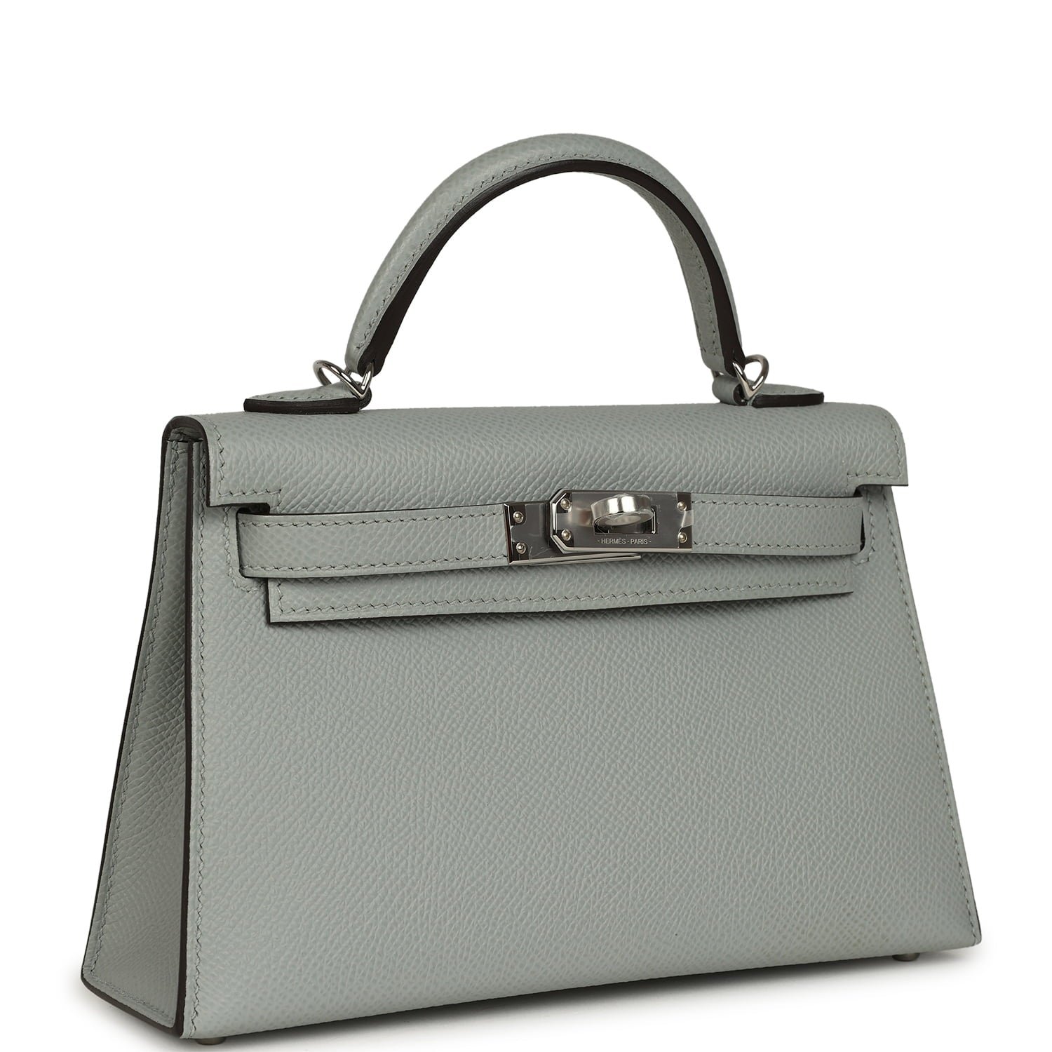 Hermes Kelly Sellier 20 Bleu Glacier Epsom Palladium Hardware - Image 2