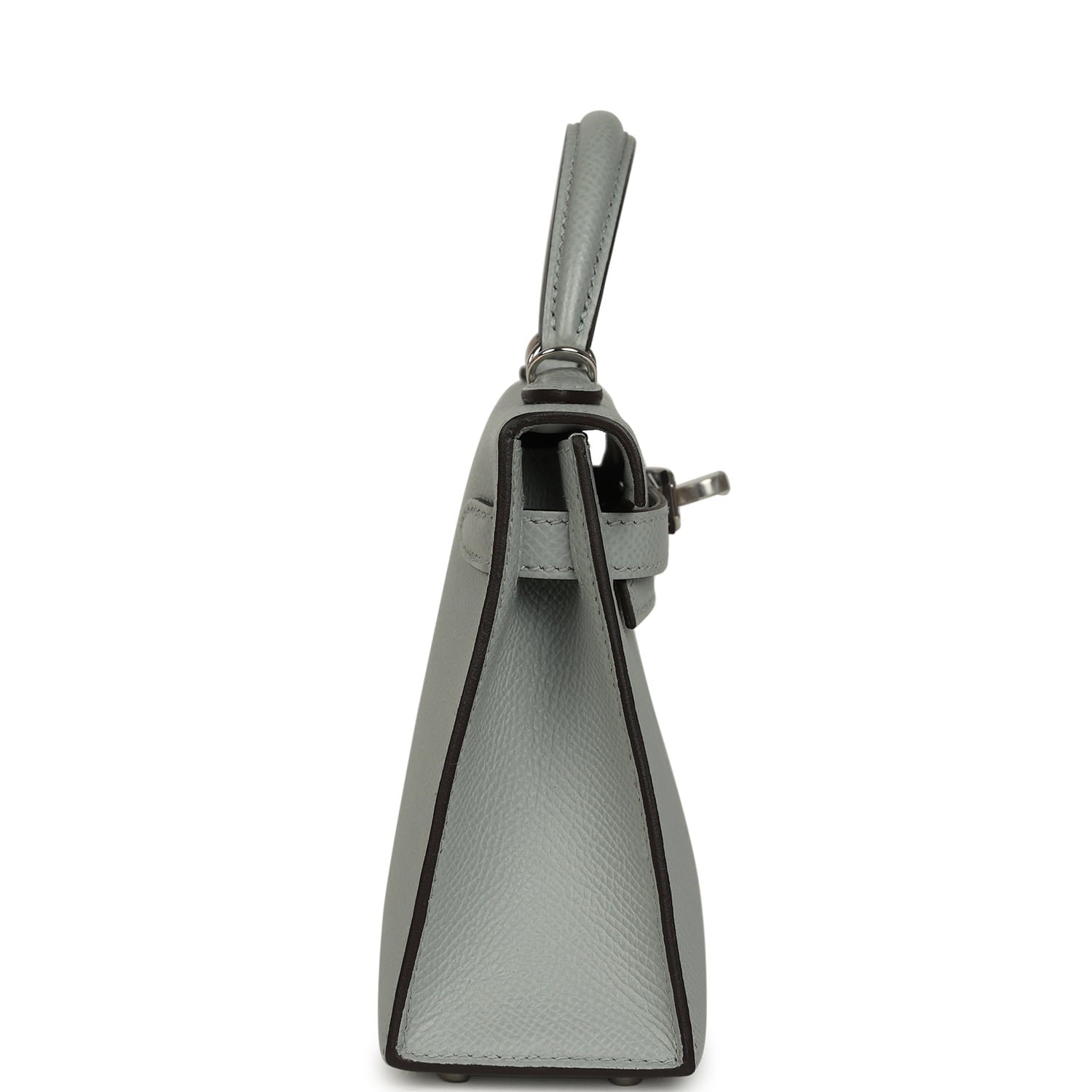 Hermes Kelly Sellier 20 Bleu Glacier Epsom Palladium Hardware - Image 3
