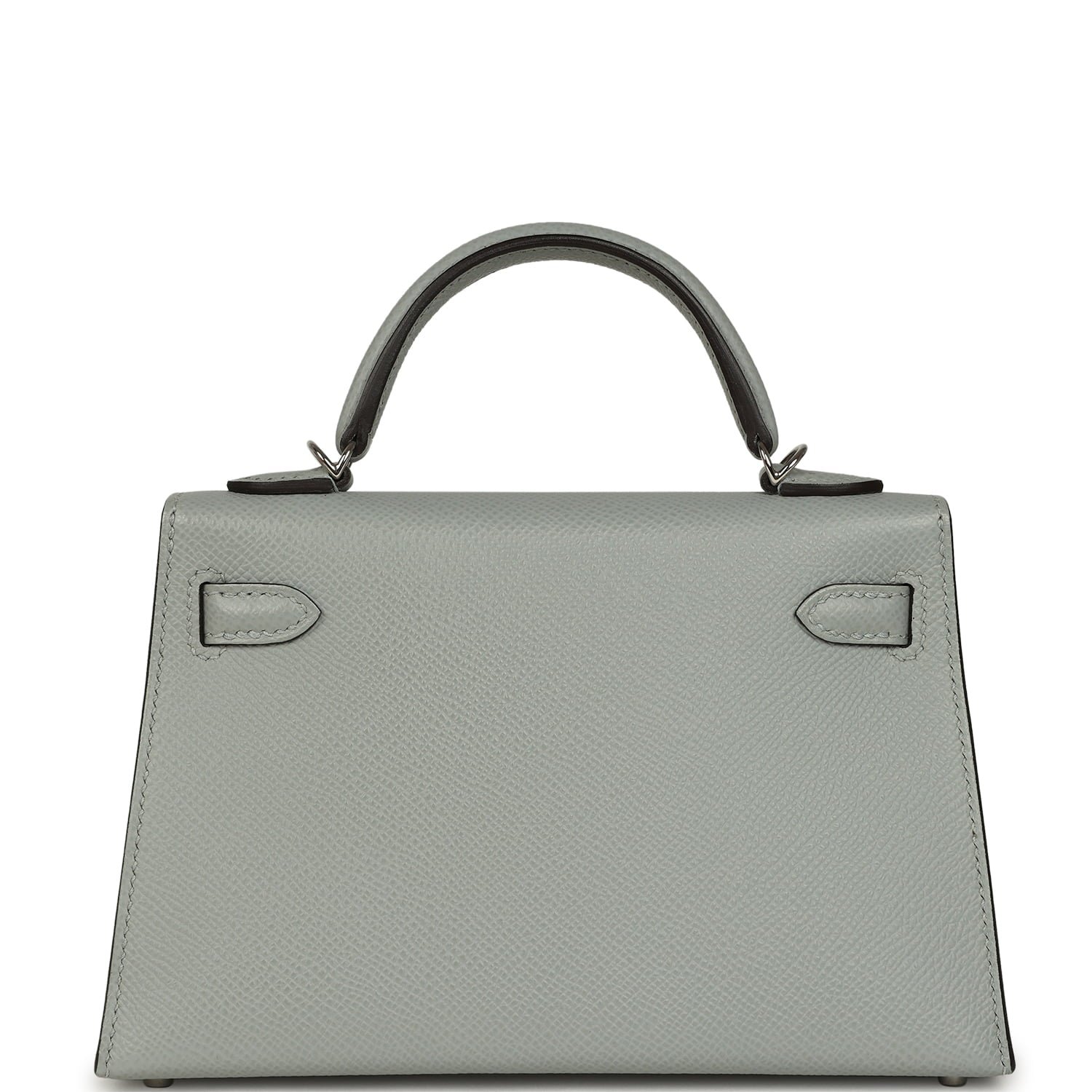 Hermes Kelly Sellier 20 Bleu Glacier Epsom Palladium Hardware - Image 4