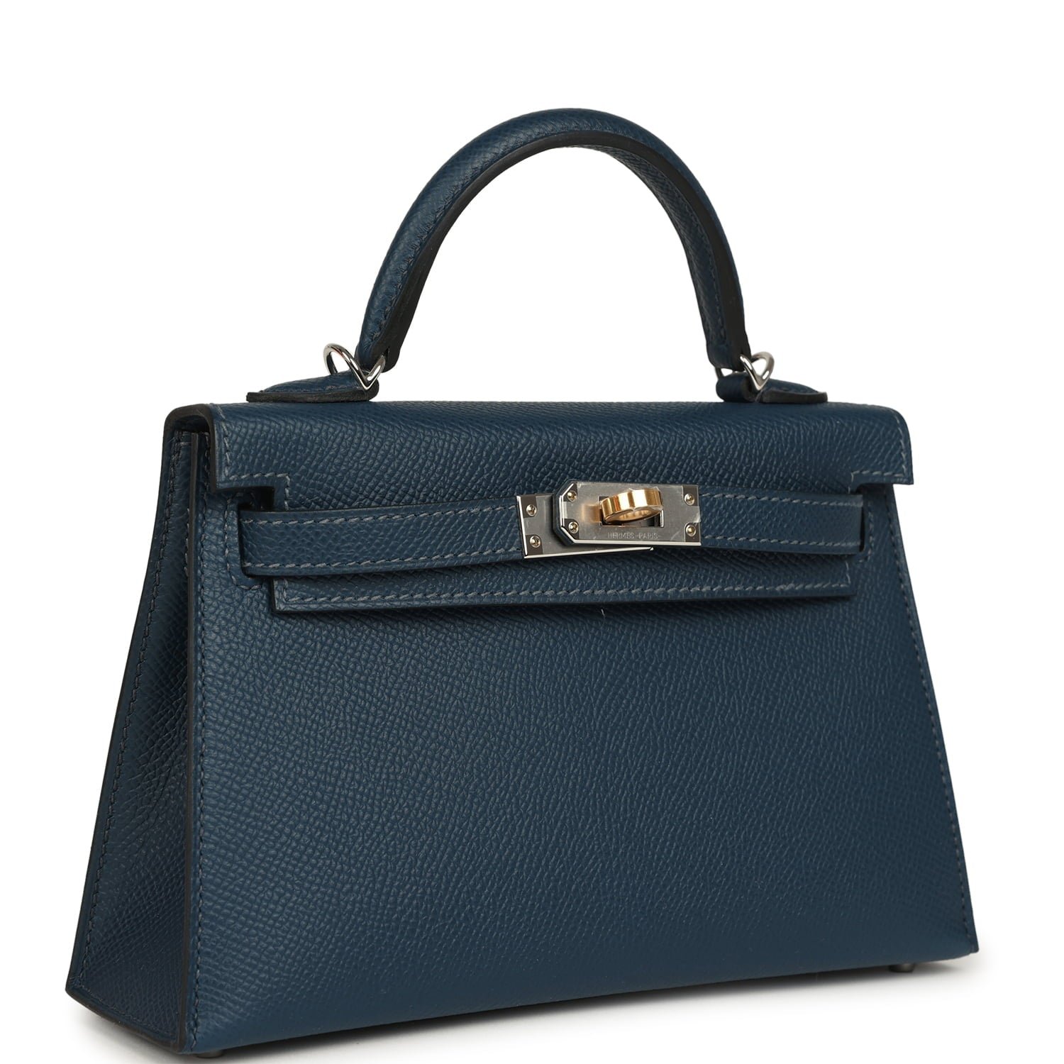 Hermes Kelly Sellier 20 Bleu de Prusse Epsom Electrum Hardware - Image 2