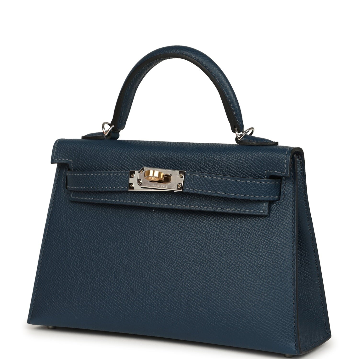 Hermes Kelly Sellier 20 Bleu de Prusse Epsom Electrum Hardware - Image 5