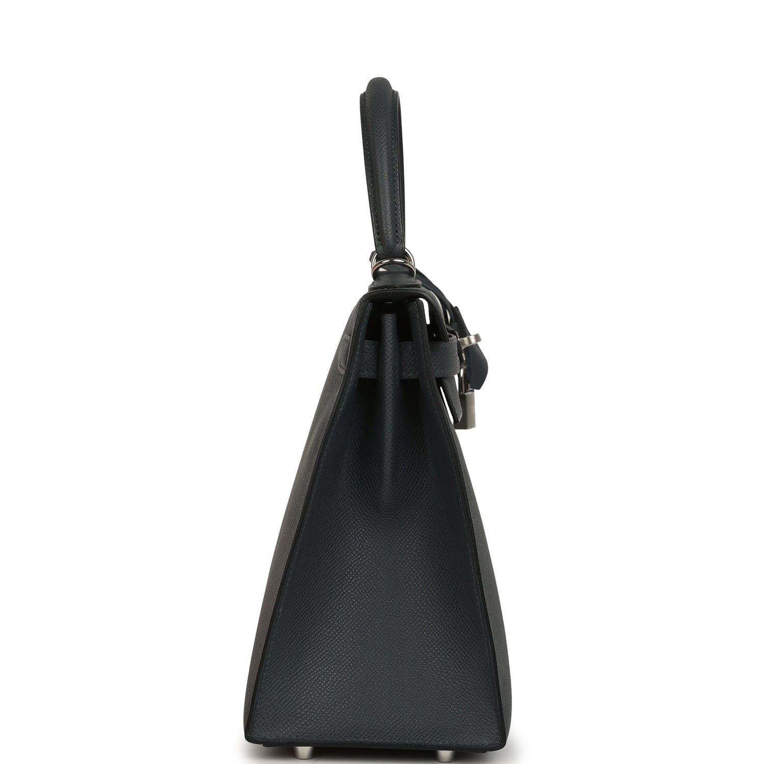 Hermes Kelly Sellier 28 Gris Misty Epsom Palladium Hardware - Image 3