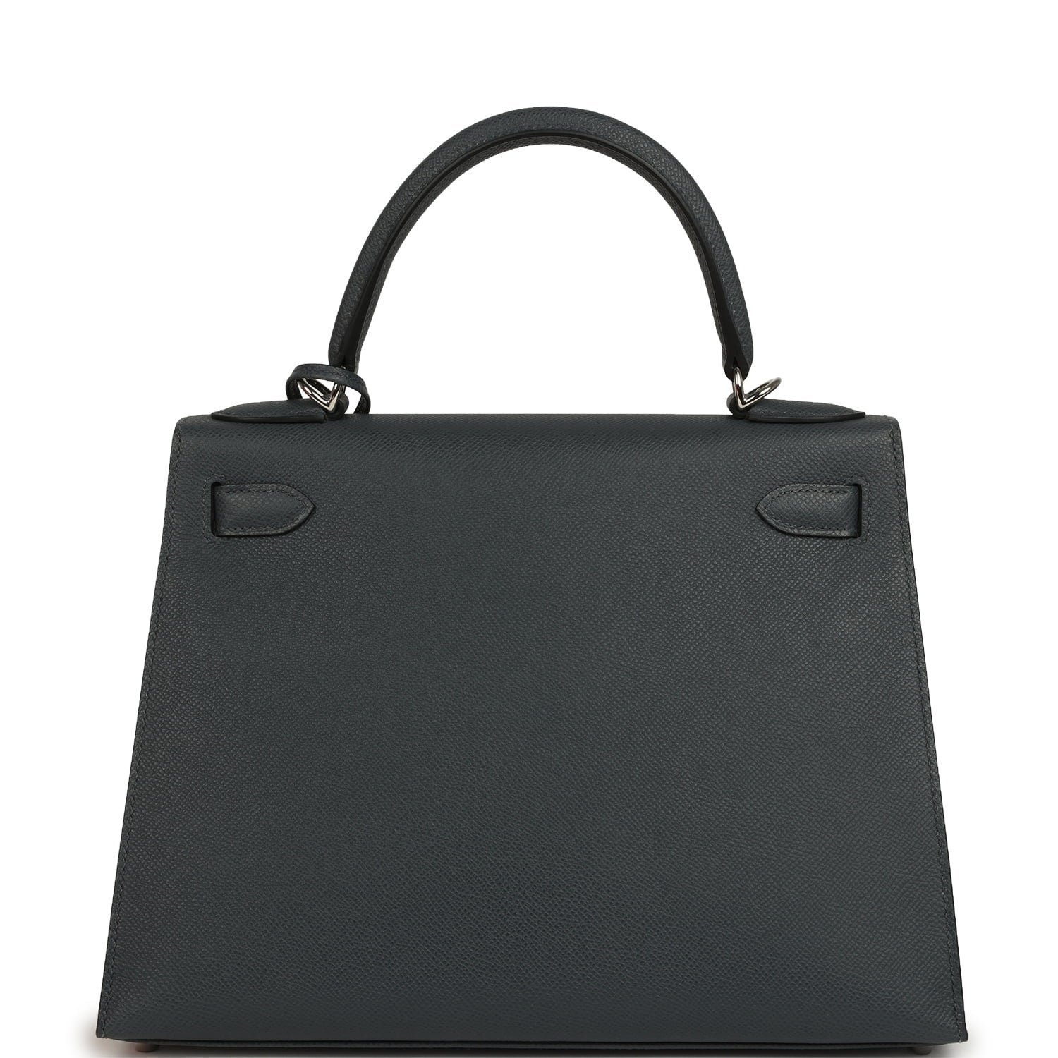 Hermes Kelly Sellier 28 Gris Misty Epsom Palladium Hardware - Image 4