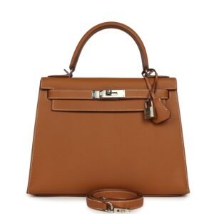 Hermes Kelly Sellier 28 Gold Epsom Palladium Hardware (MAC-H-K-260619-4)