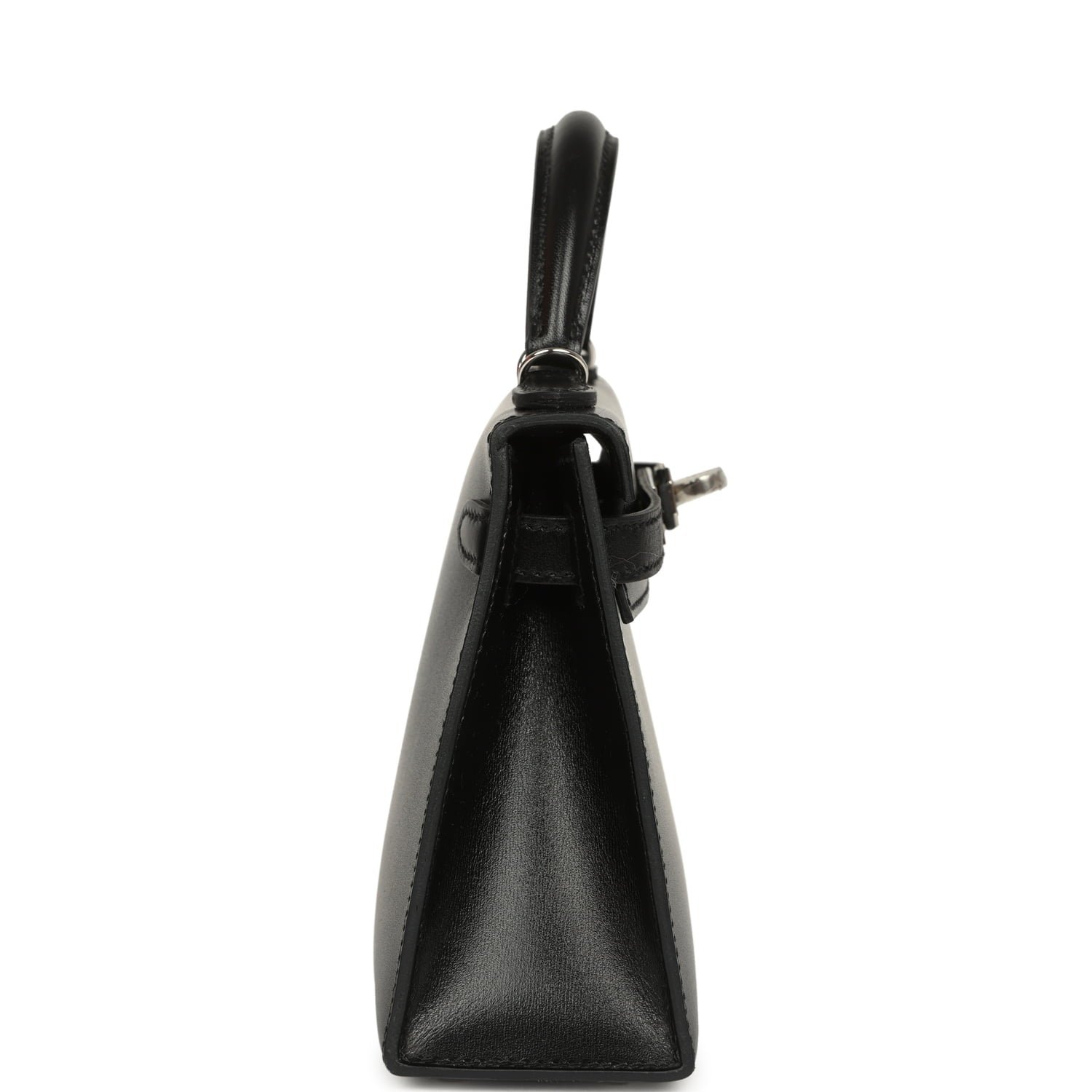 Hermes Kelly Sellier 20 Black Box Palladium Hardware - Image 3