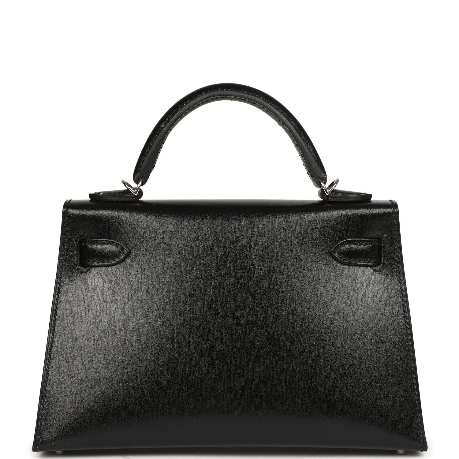 Hermes Kelly Sellier 20 Black Box Palladium Hardware - Image 4