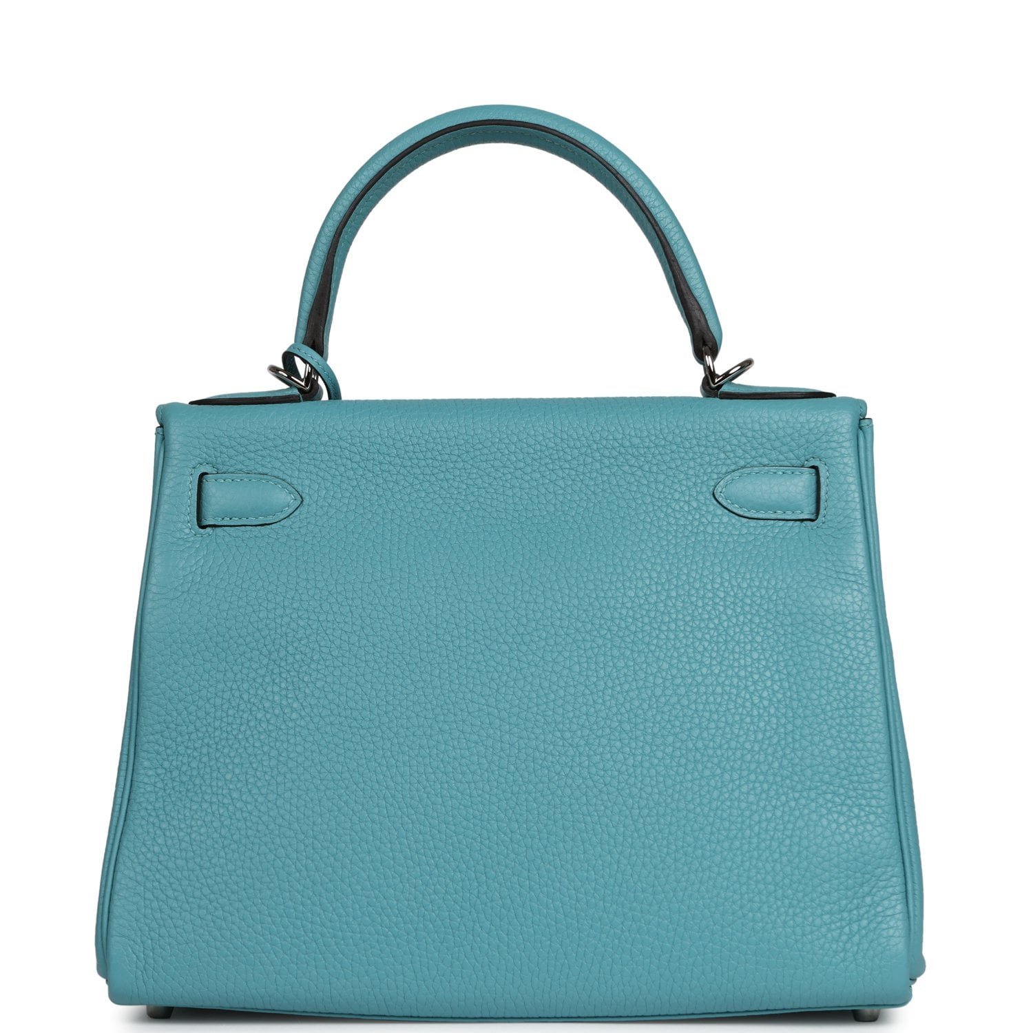 Hermes Kelly Retourne 28 Turquoise Togo Palladium Hardware - Image 4