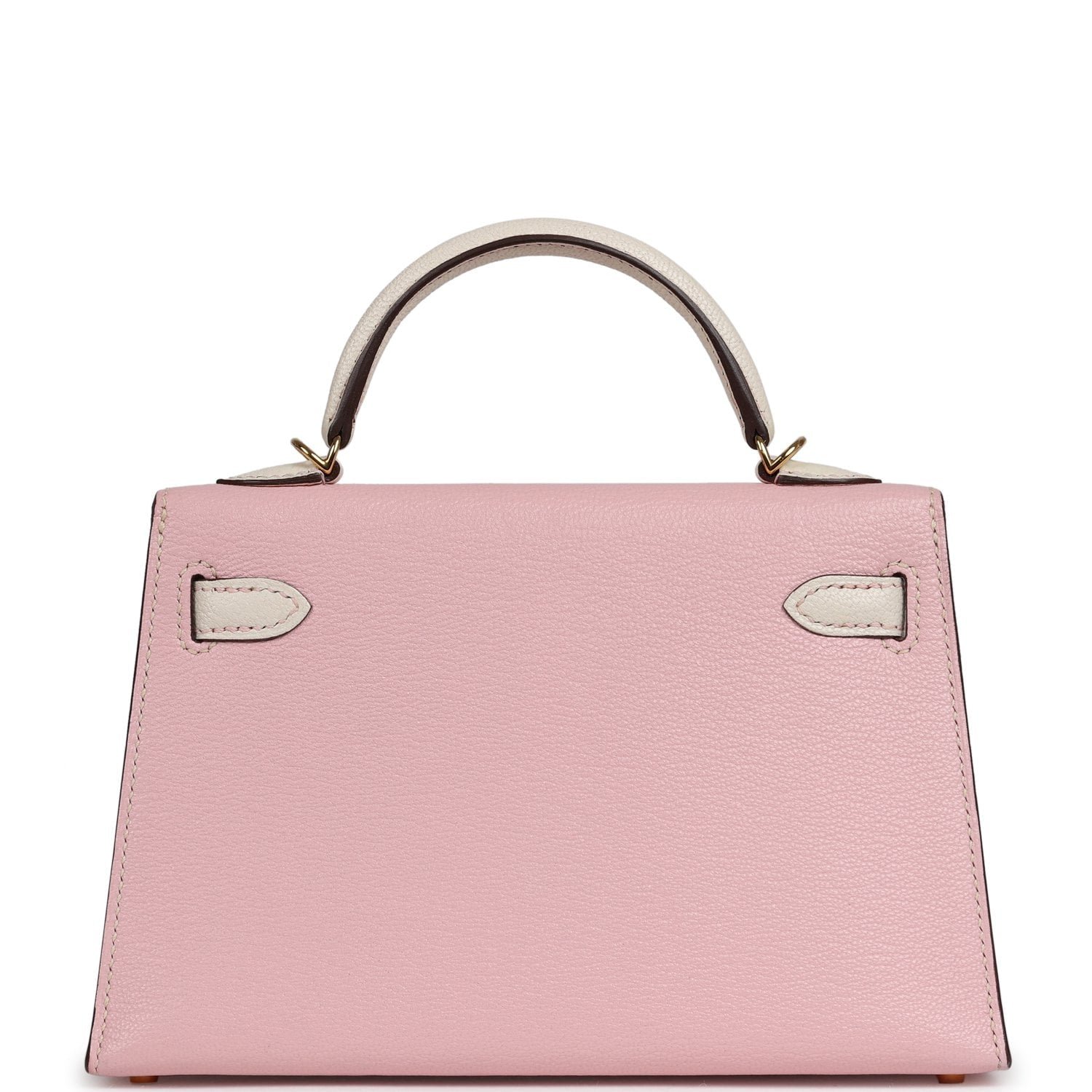 Hermes Special Order (HSS) Kelly Sellier 20 Rose Sakura, Nata Chevre Mysore Gold Hardware - Image 5