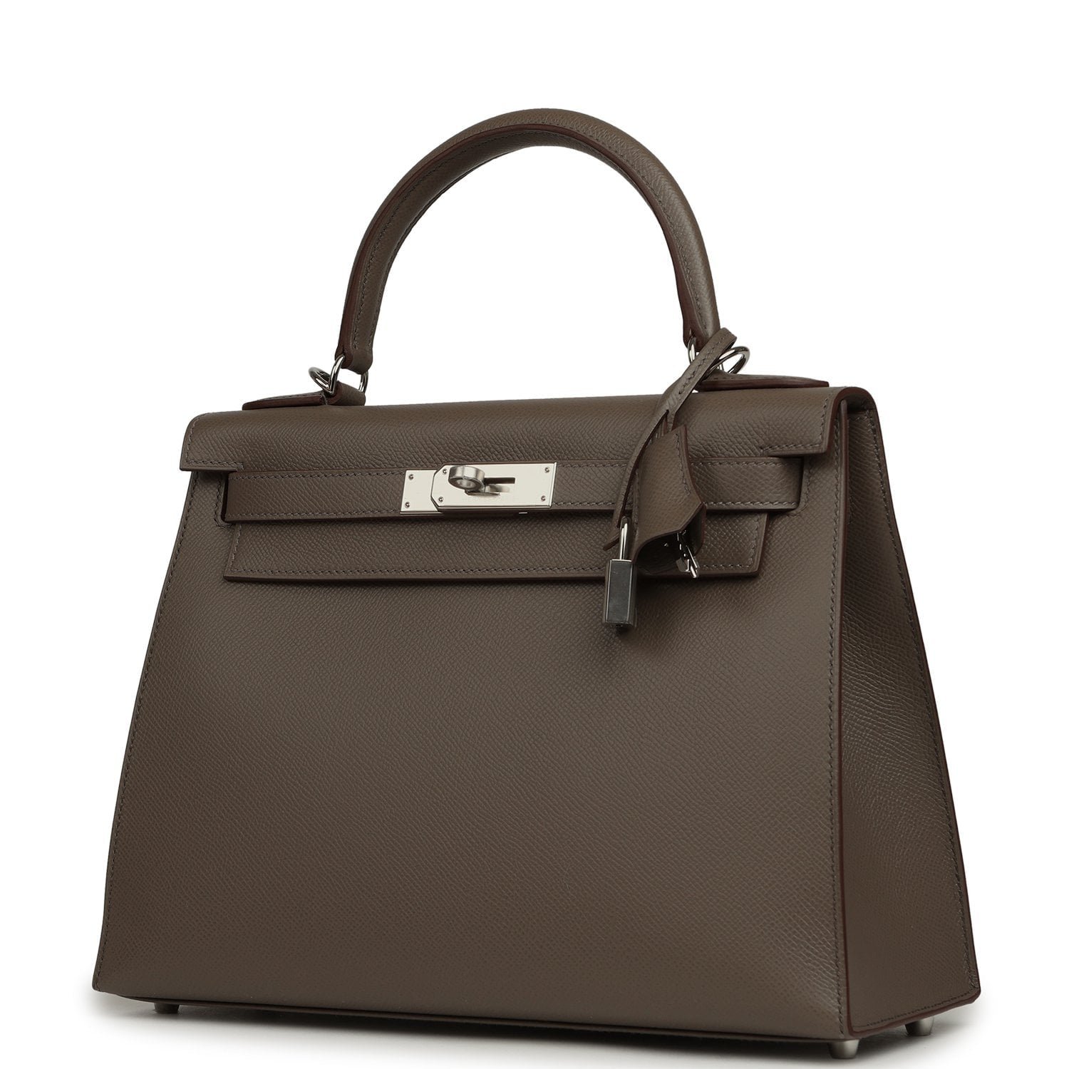 Hermes Kelly Sellier 28 Etain Epsom Palladium Hardware - Image 5