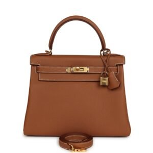 Hermes Kelly Retourne 28 Gold Togo Gold Hardware