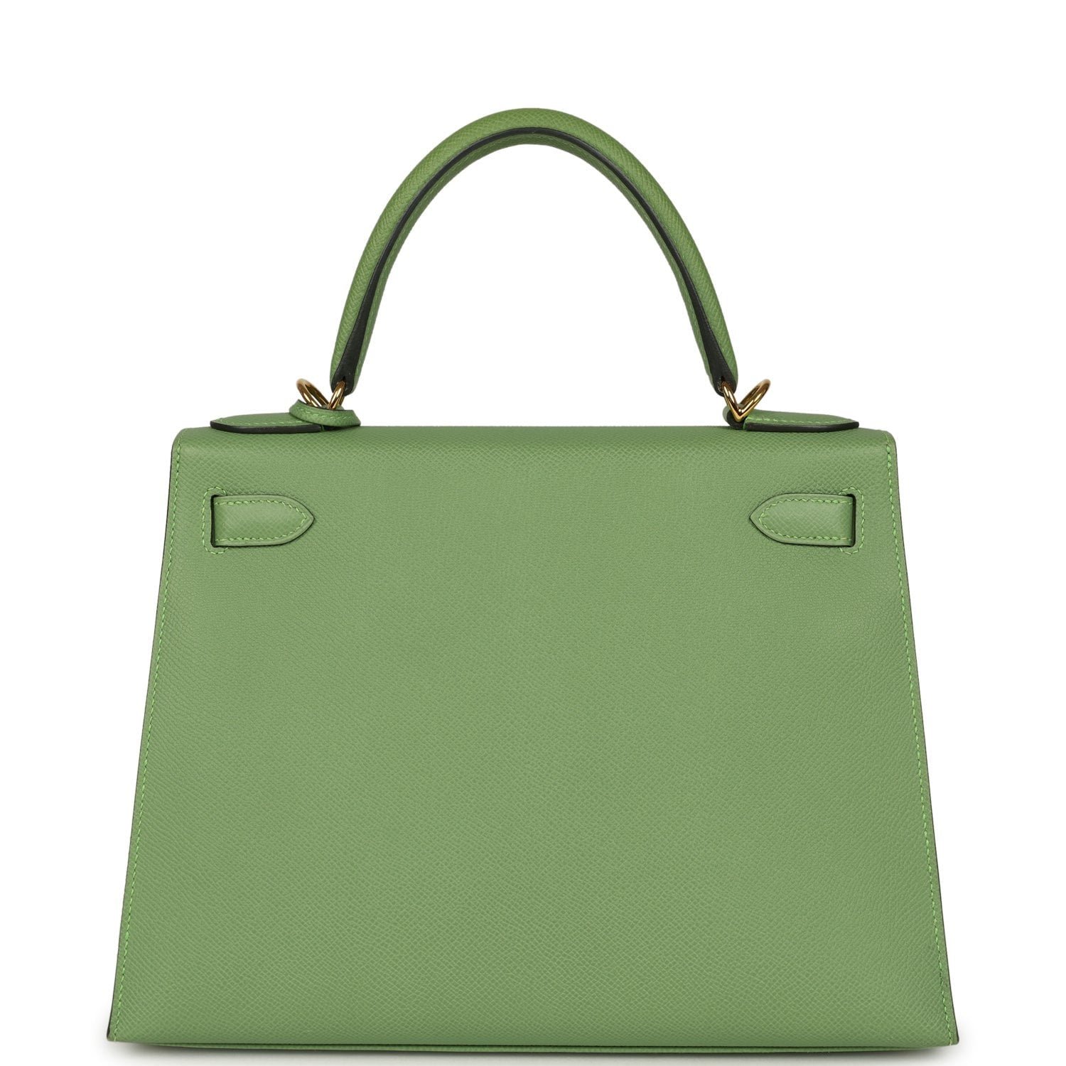 Hermes Kelly Sellier 28 Vert Criquet Epsom Gold Hardware - Image 4