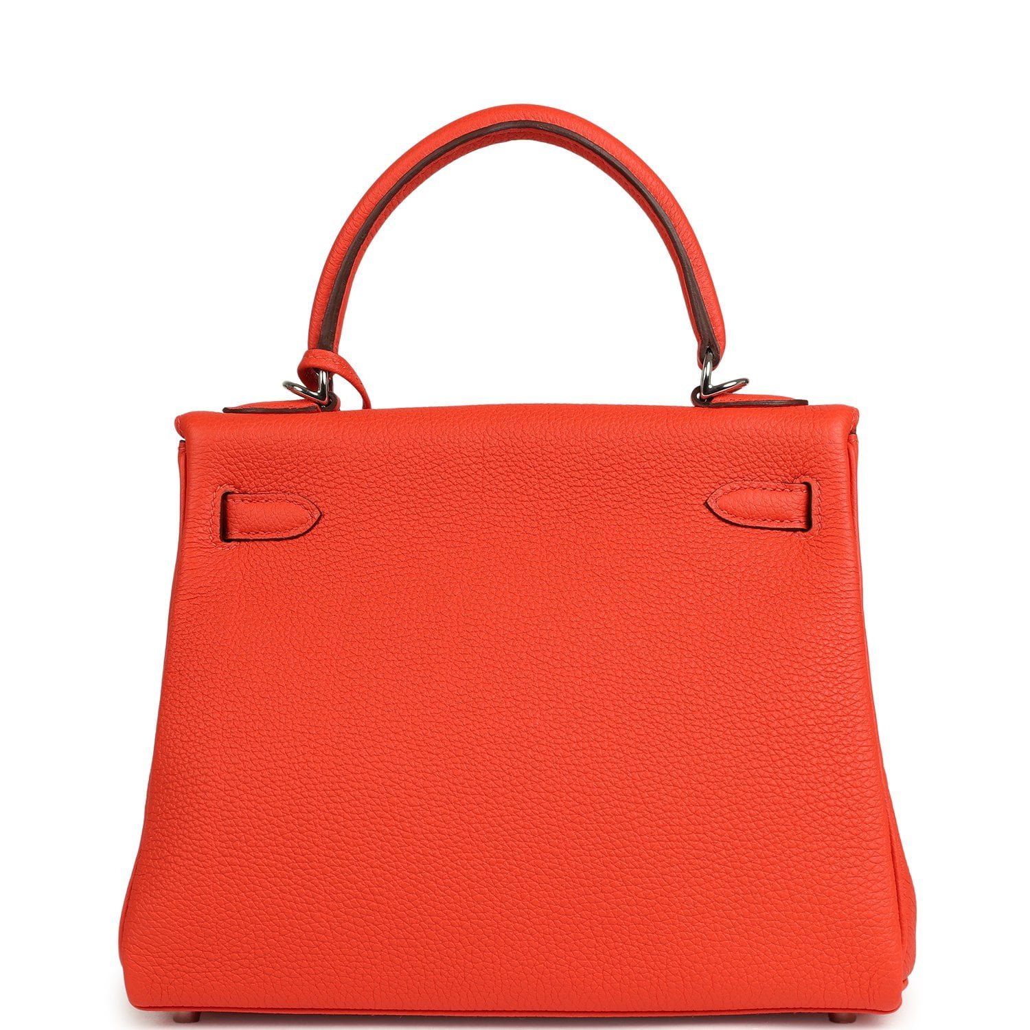 Hermes Kelly Retourne 25 Capucine Togo Palladium Hardware - Image 3