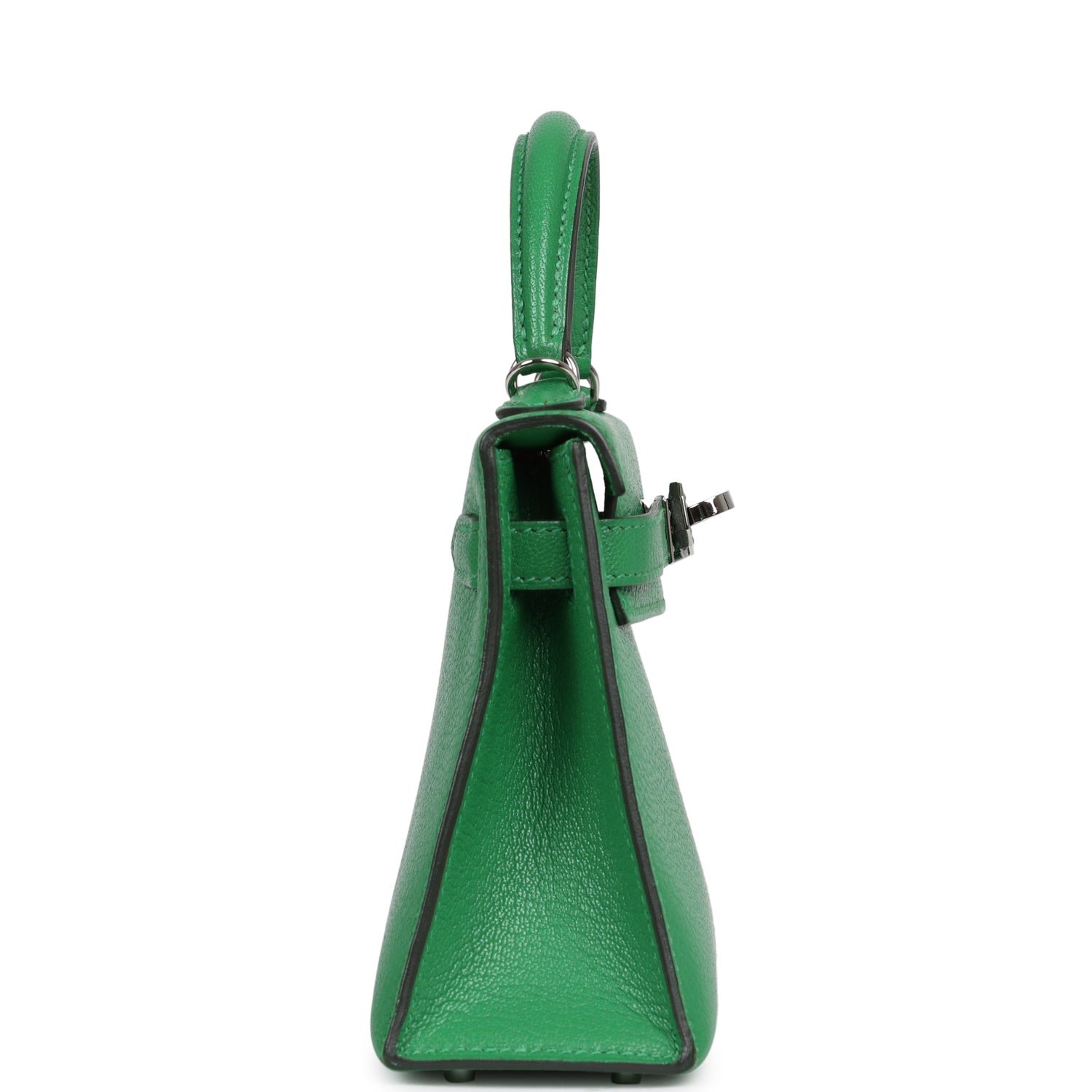 Hermes Kelly Sellier 20 Bambou Chevre Mysore Palladium Hardware - Image 3