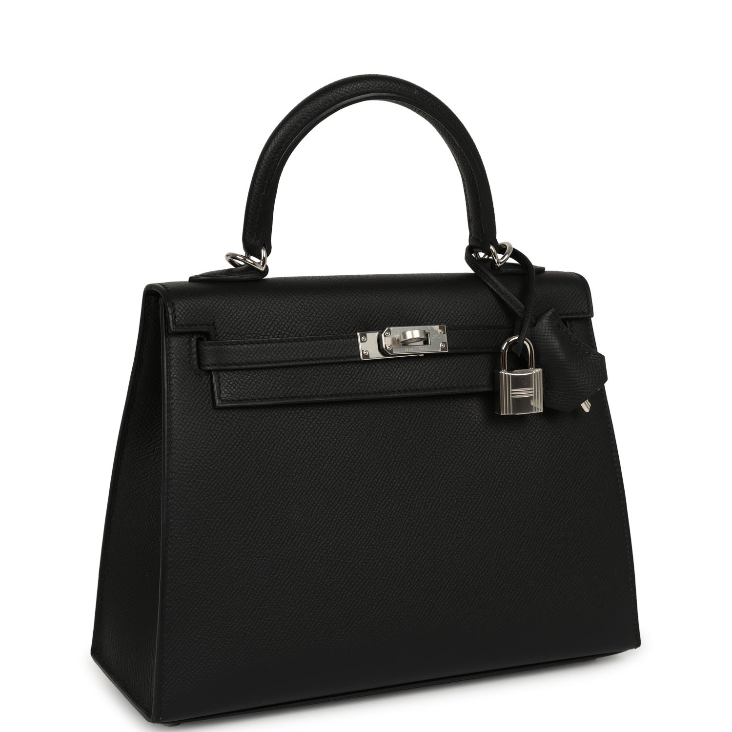 Hermes Kelly Sellier 25 Black Epsom Palladium Hardware (MAC-H-K-260820-2) - Image 2