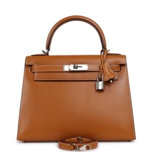 Hermes Kelly Sellier 28 Naturel Sable Butler Palladium Hardware