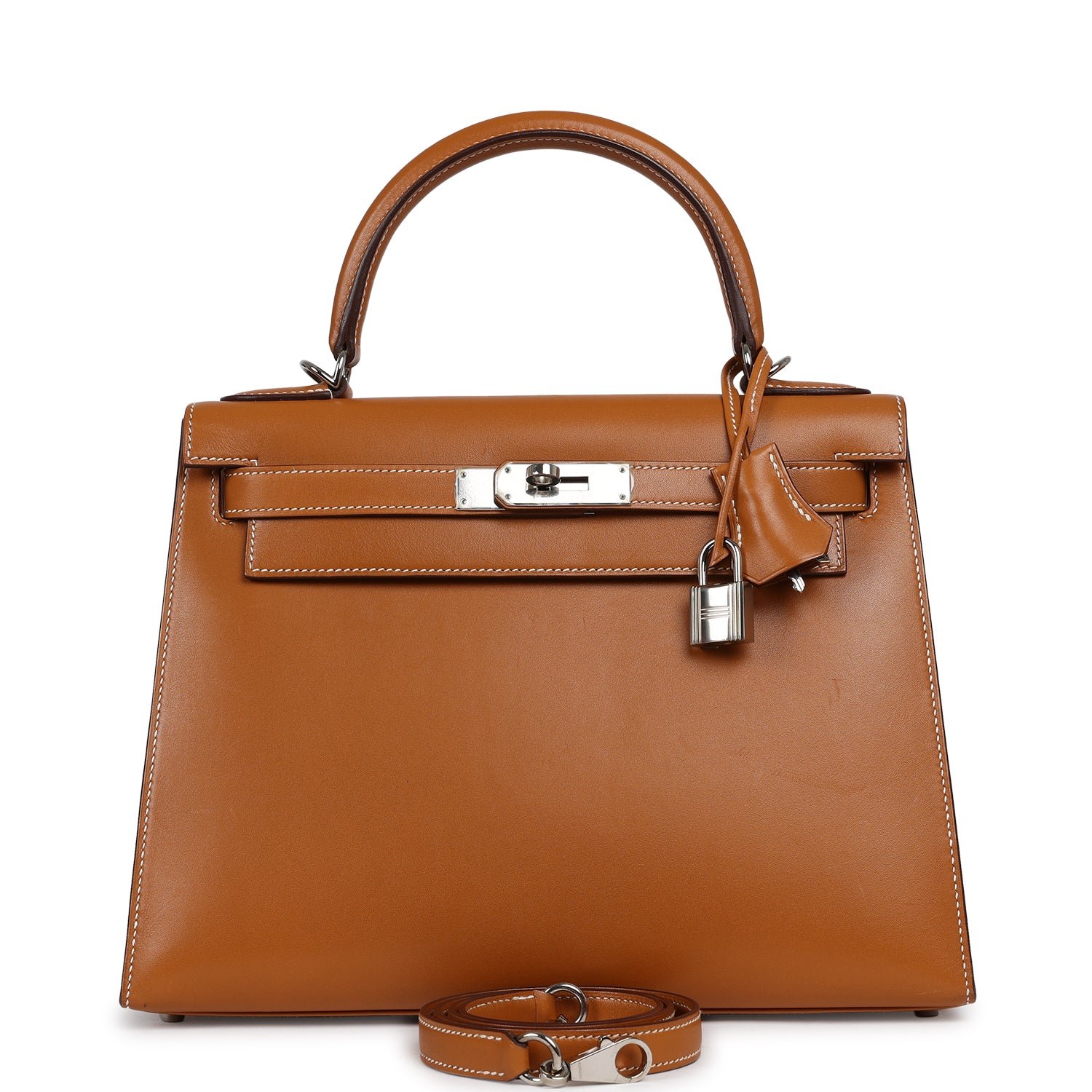 Hermes Kelly Sellier 28 Naturel Sable Butler Palladium Hardware