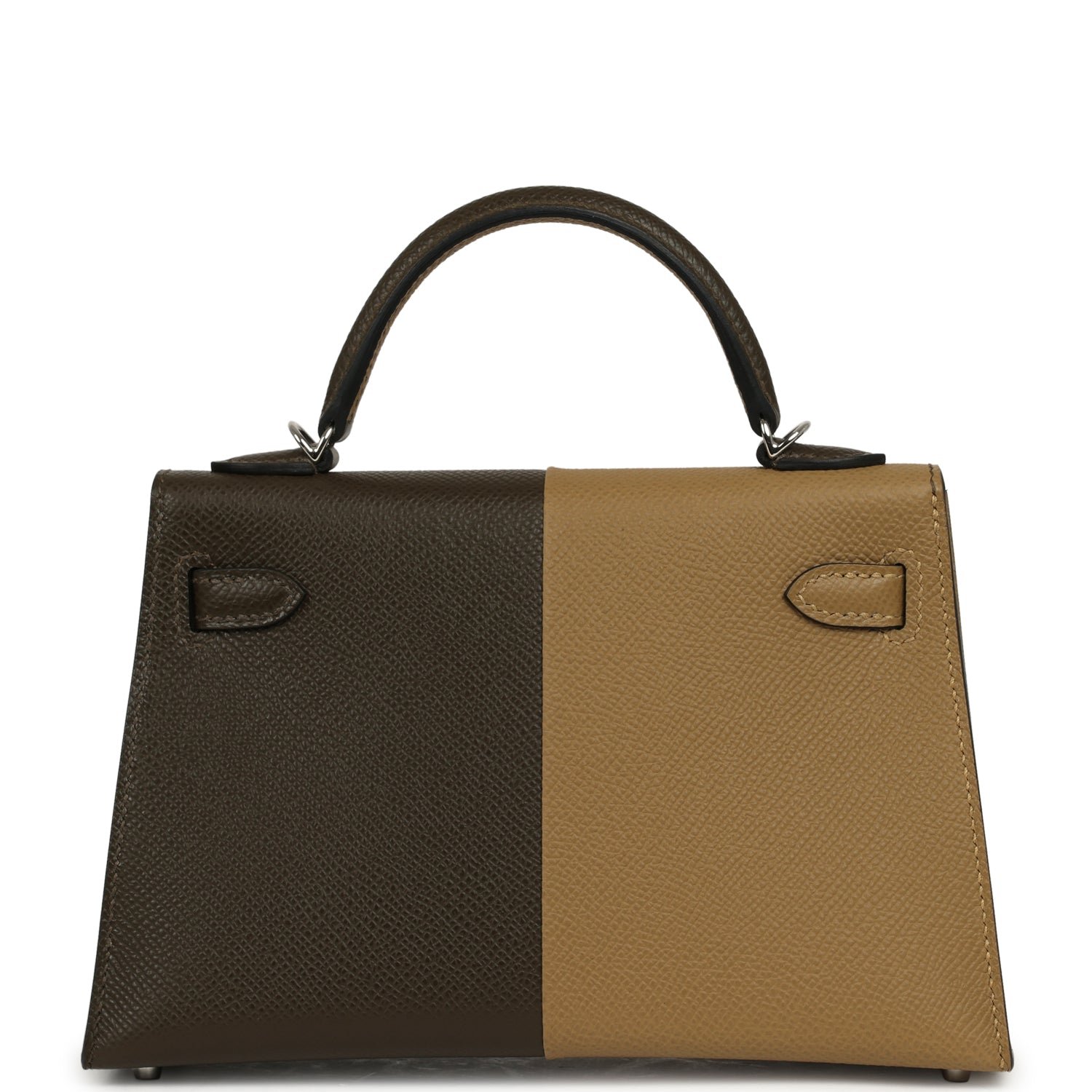 Hermes Casaque Kelly Sellier 20 Dune, Vert Loden Epsom Palladium Hardware - Image 4